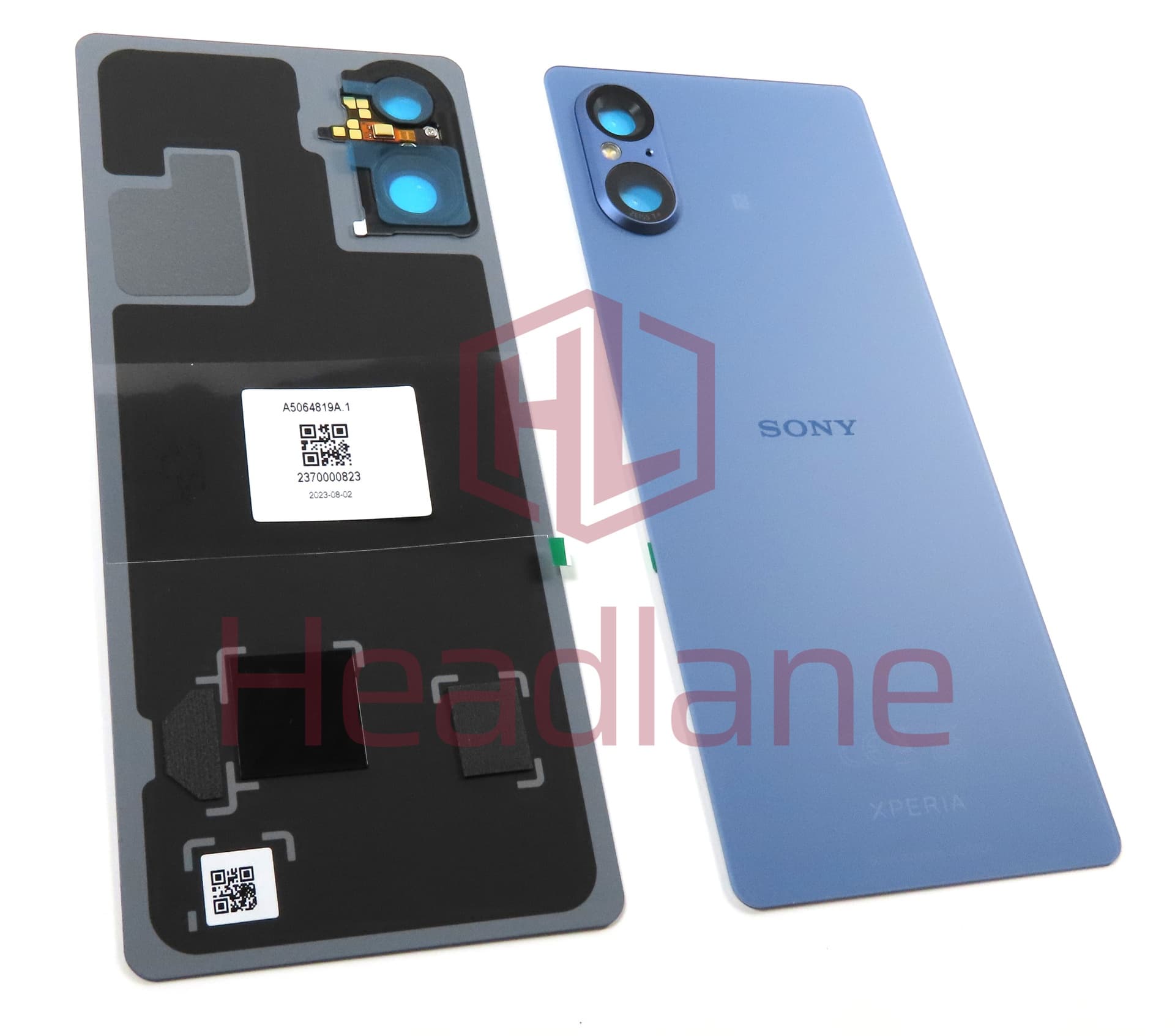 Sony XQ-DE54 Xperia 5 V Back / Battery Cover - Blue - view 3