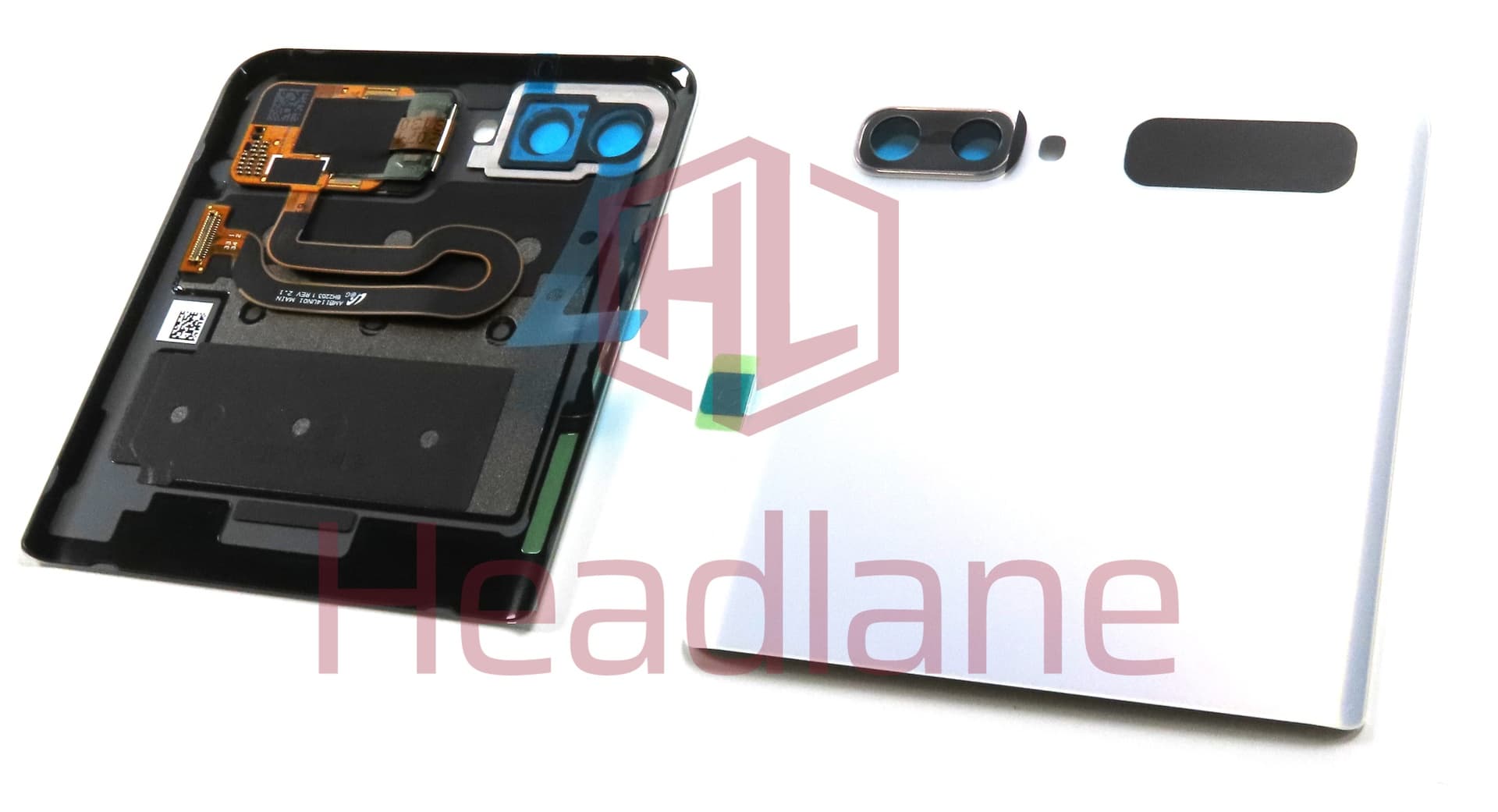 Samsung SM-F707 Galaxy Z Flip 5G Outer LCD Display / Screen + Touch - Mystic White - view 2