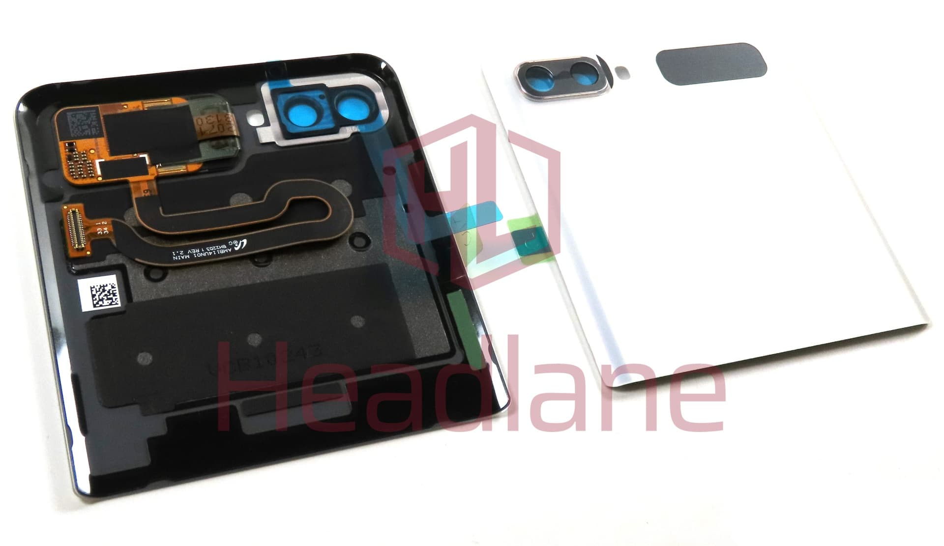 Samsung SM-F707 Galaxy Z Flip 5G Outer LCD Display / Screen + Touch - Mystic White - view 3