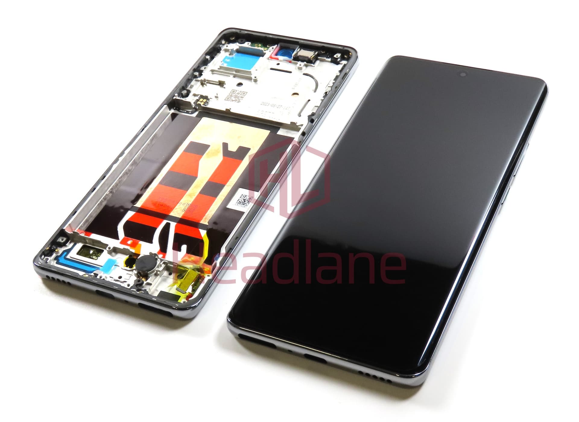 Oppo CPH2525 CPH2541 Reno10 Pro 5G LCD Display / Screen + Touch - Grey - view 2