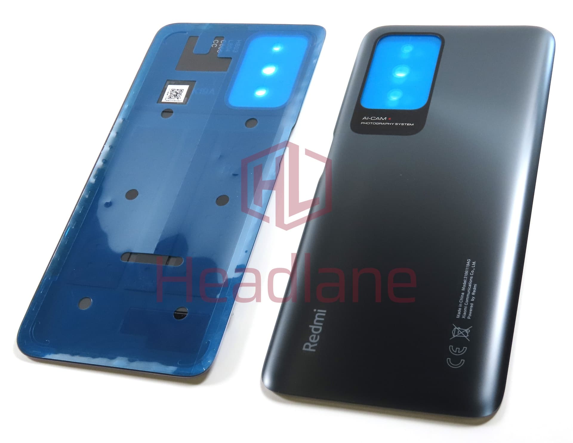 Xiaomi Redmi 10 Back / Battery Cover - Black - view 3