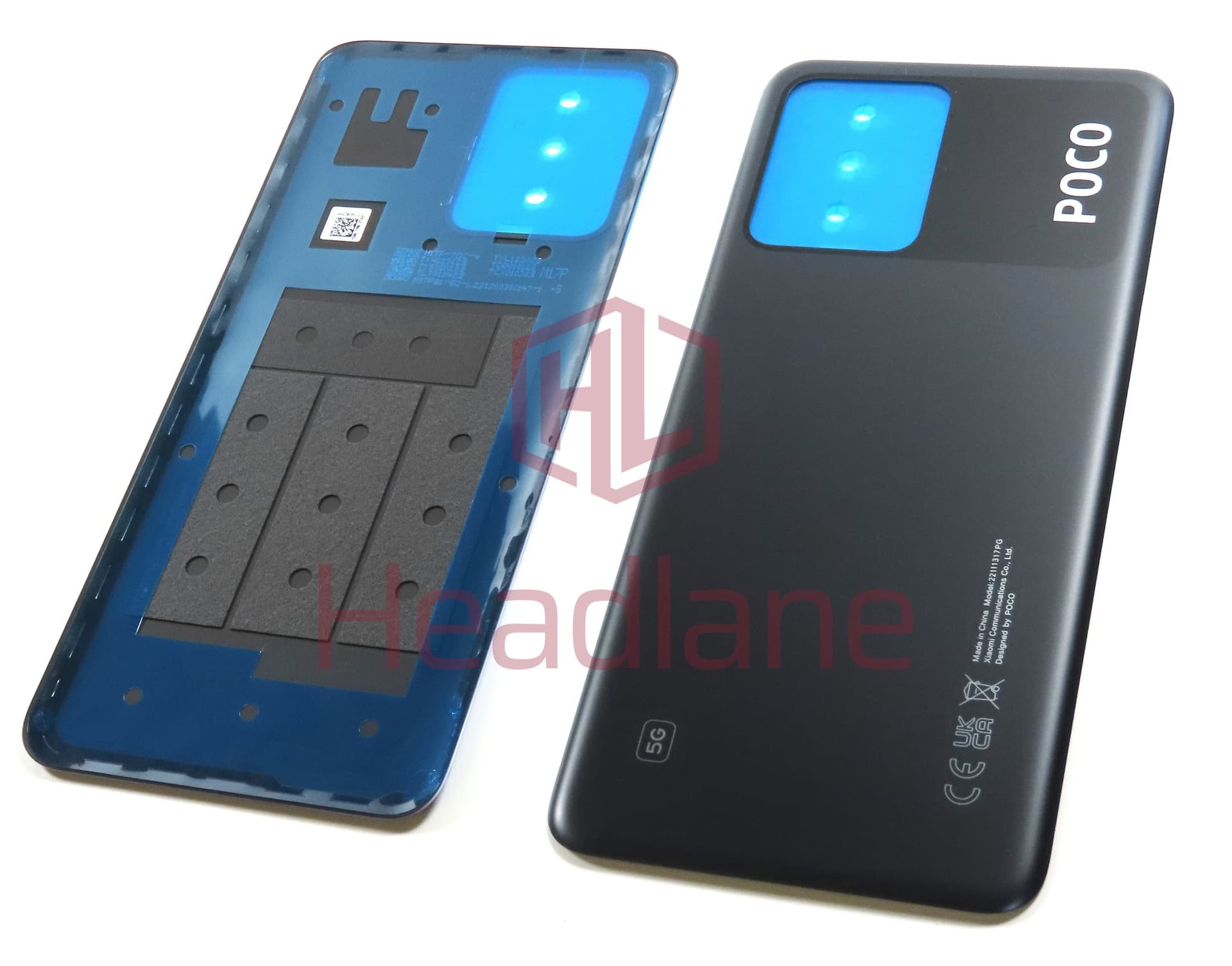 Xiaomi Poco X5 5G Back / Battery Cover - Black - view 3