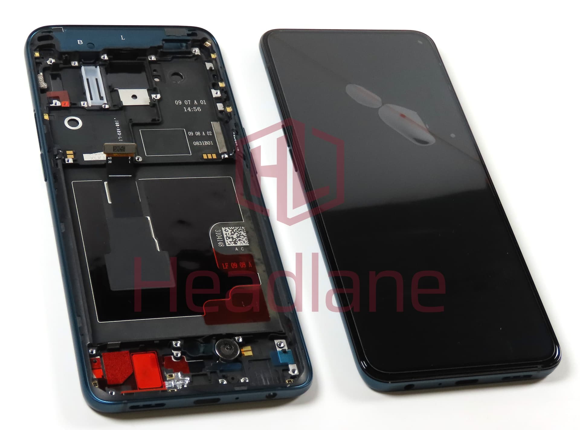 Oppo CPH1907 Reno2 LCD Display / Screen + Touch - Blue - view 2