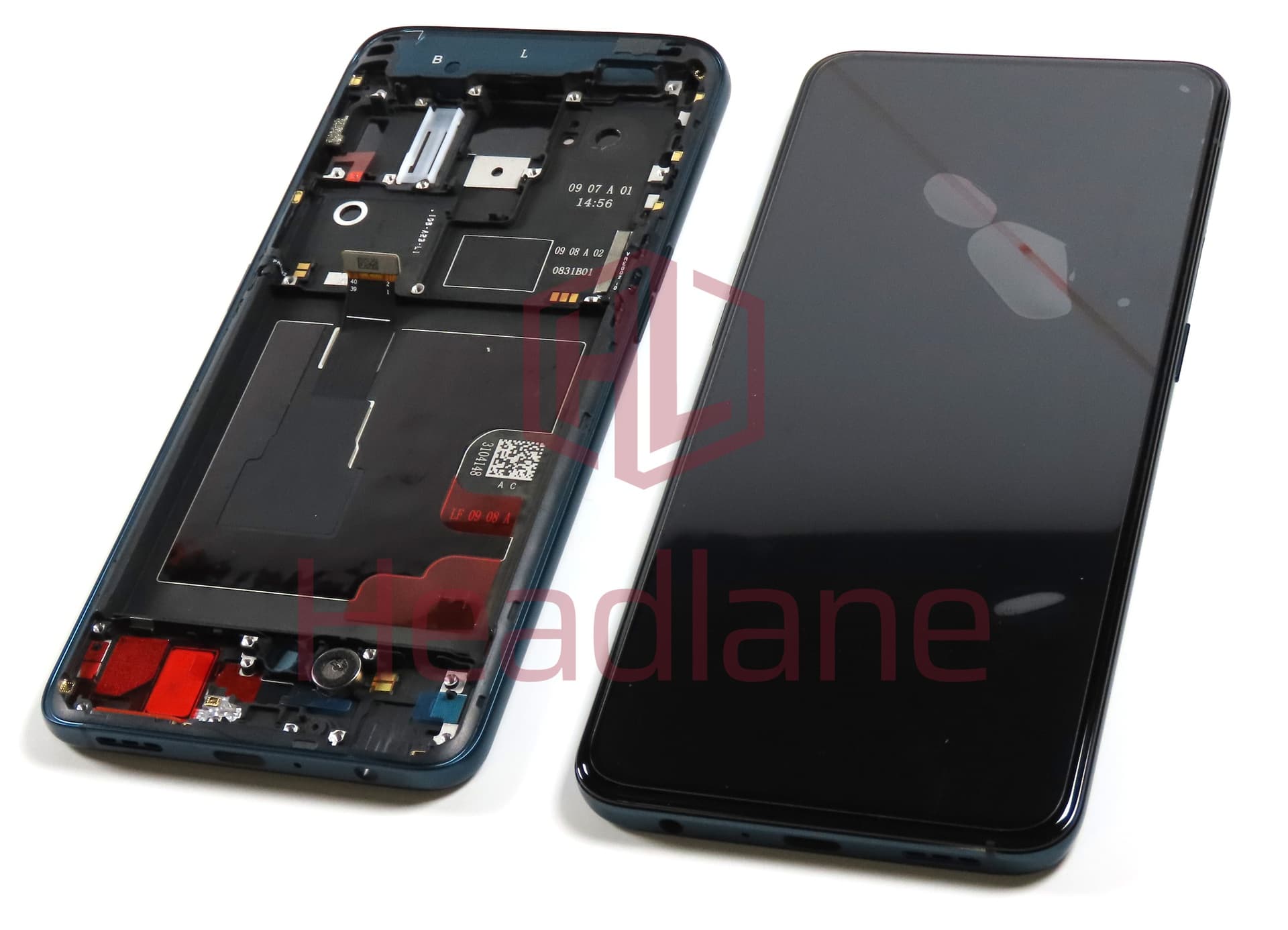 Oppo CPH1907 Reno2 LCD Display / Screen + Touch - Blue - view 3