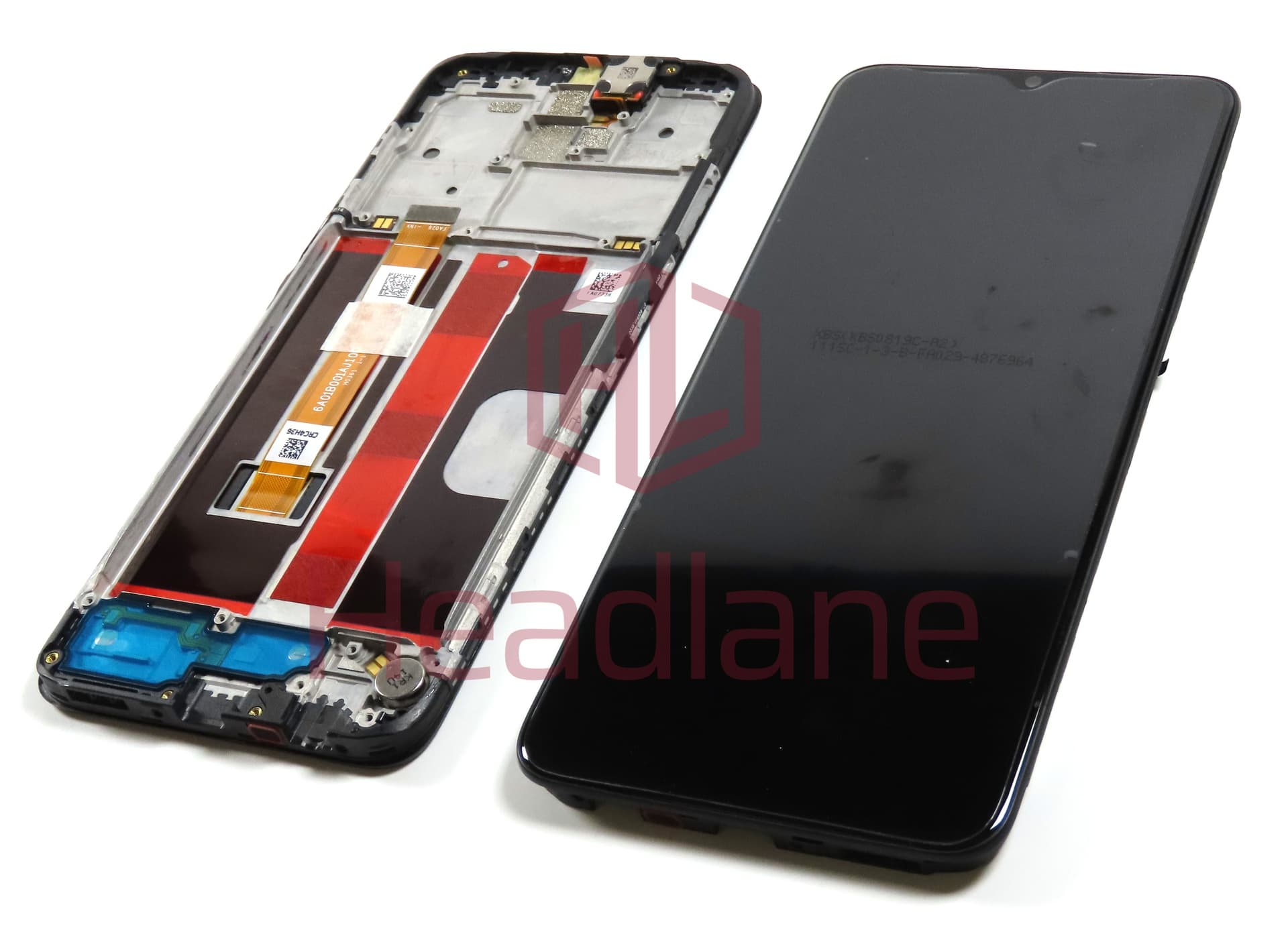 Oppo CPH1937 CPH1939 CPH1941 A9 2020 LCD Display / Screen + Touch - Black - view 3