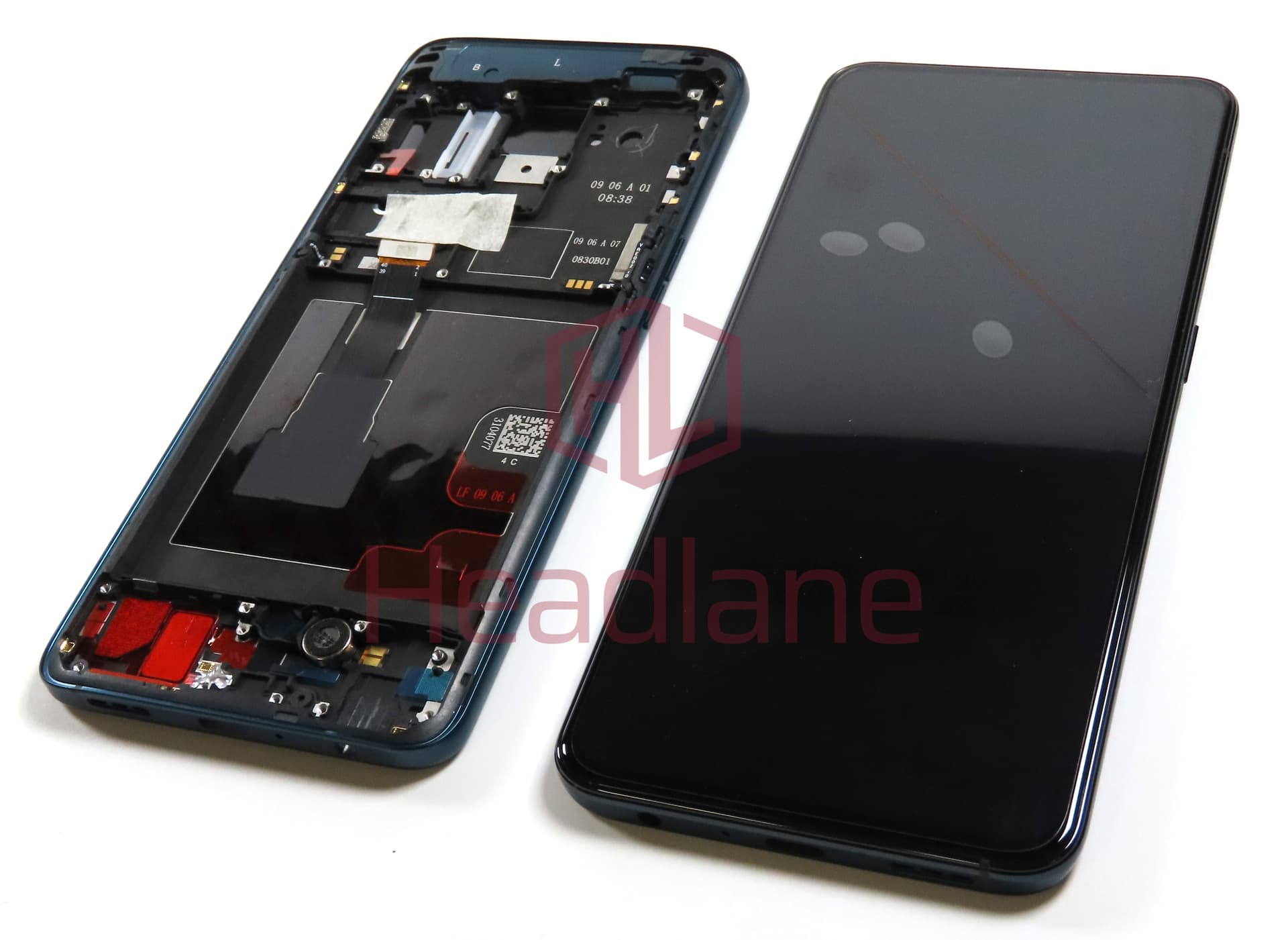 Oppo CPH1907 Reno2 LCD Display / Screen + Touch - Blue - view 2