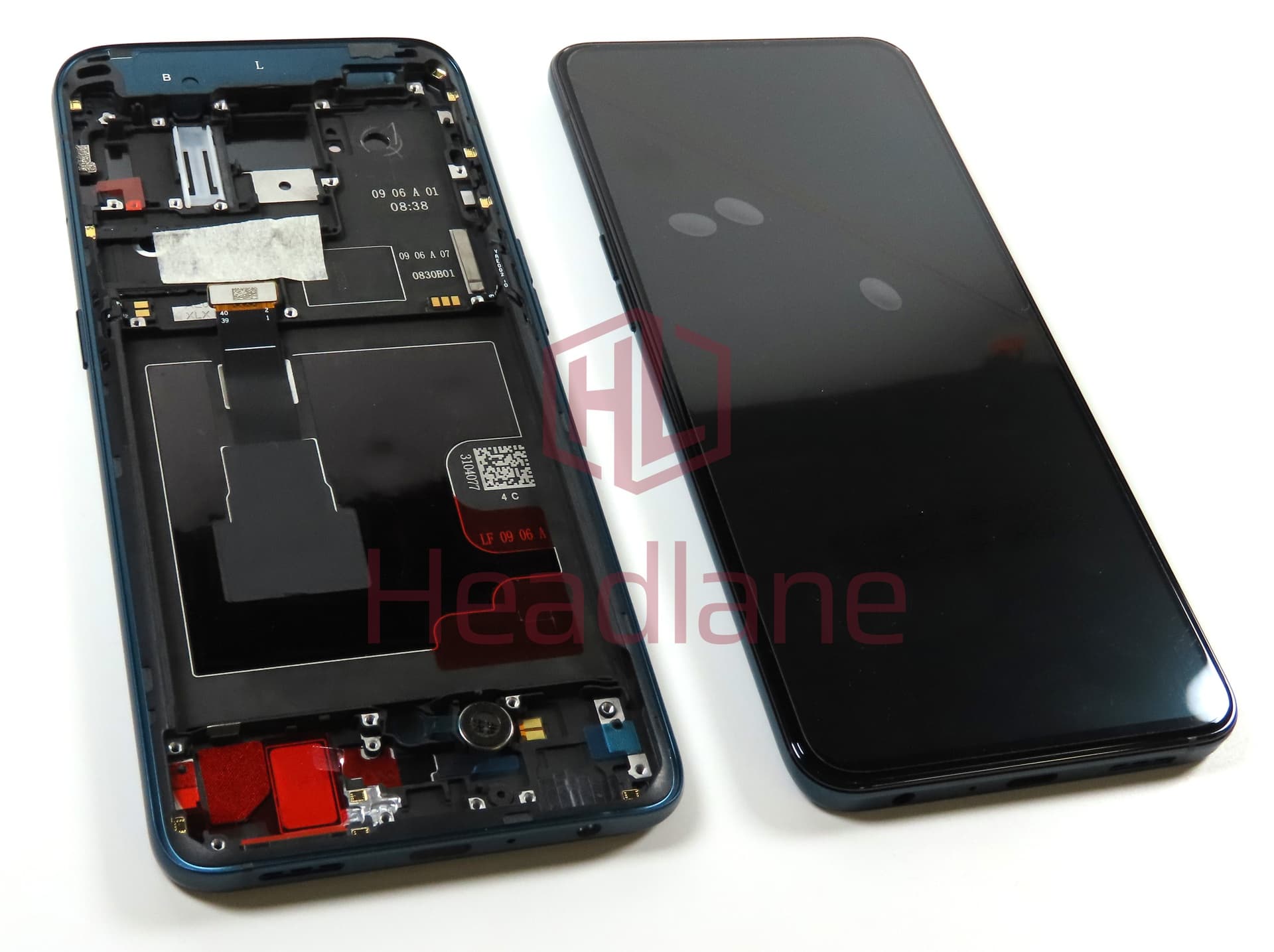 Oppo CPH1907 Reno2 LCD Display / Screen + Touch - Blue - view 3