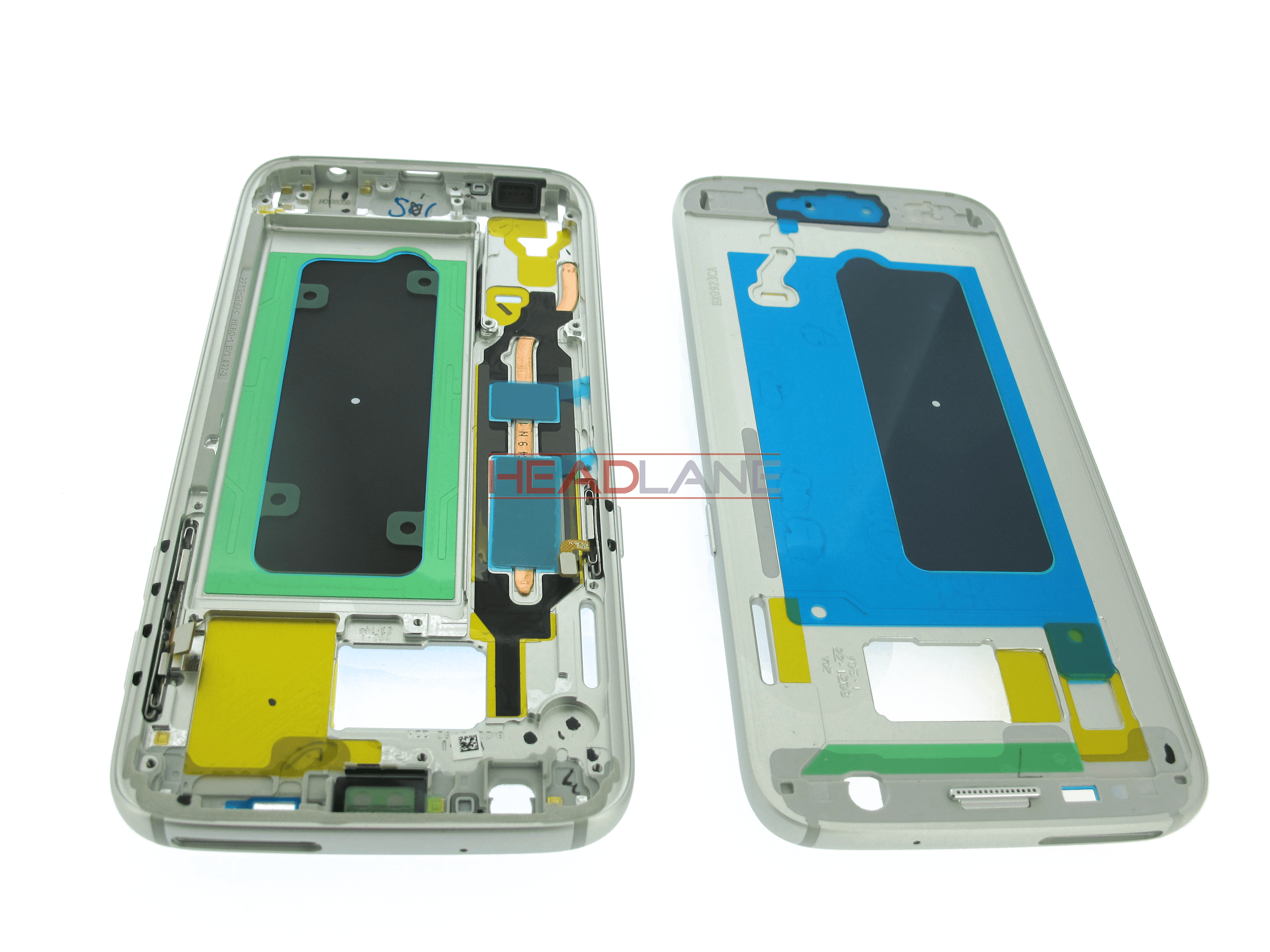 Samsung SM-G930F Galaxy S7 Middle Cover / Chassis - Silver - view 2