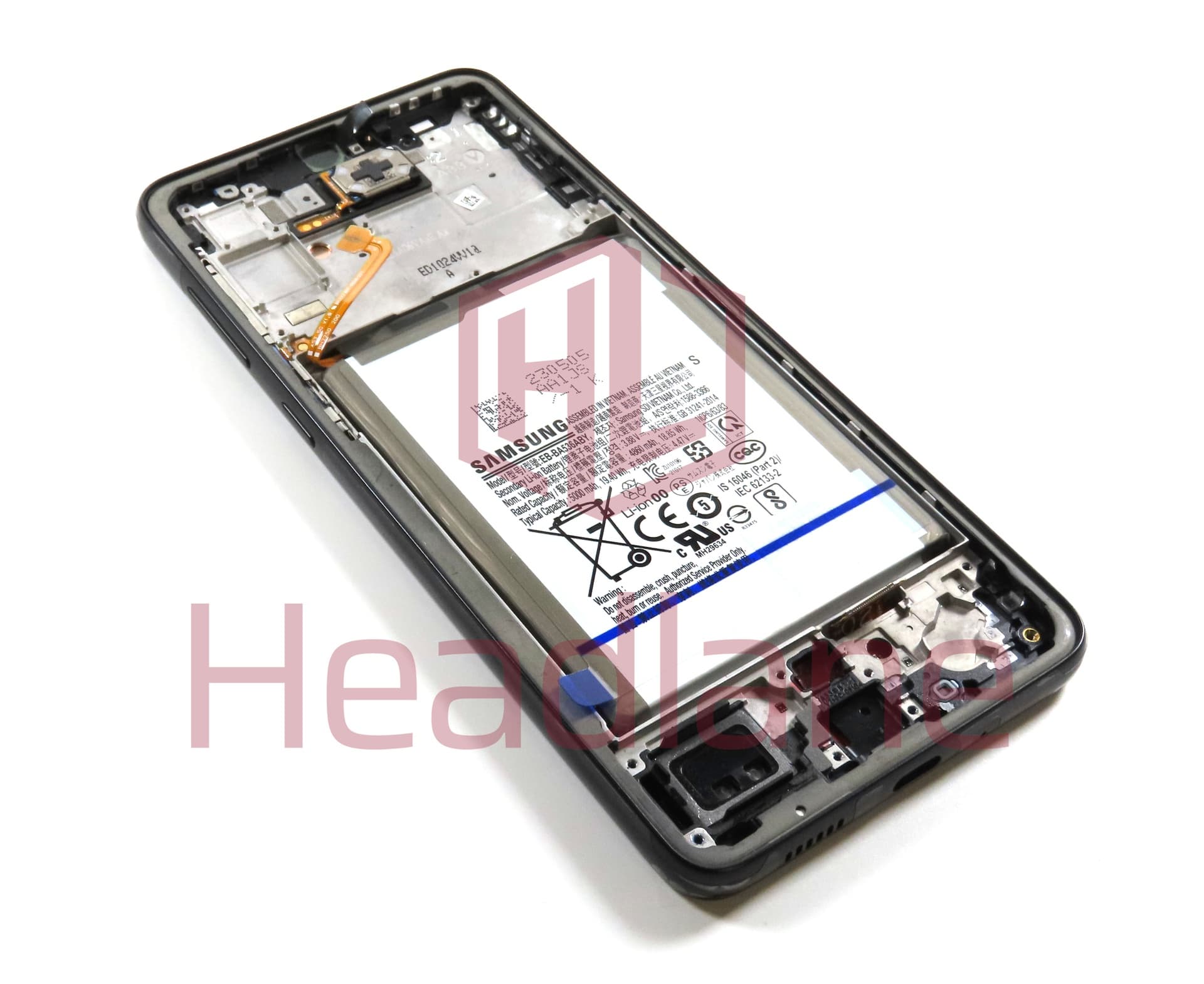 Samsung SM-A336 Galaxy A33 5G LCD Display / Screen + Touch + Battery - Black - view 2