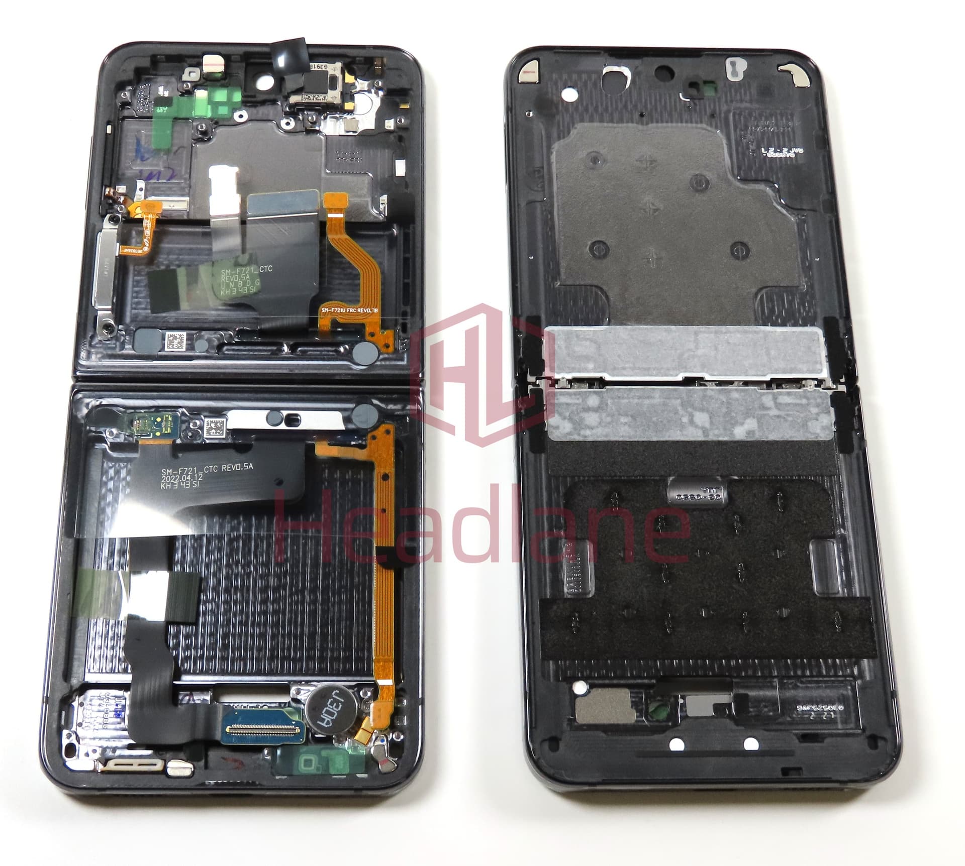 Samsung SM-F721 Galaxy Z Flip4 5G Display Frame - Graphite - view 2