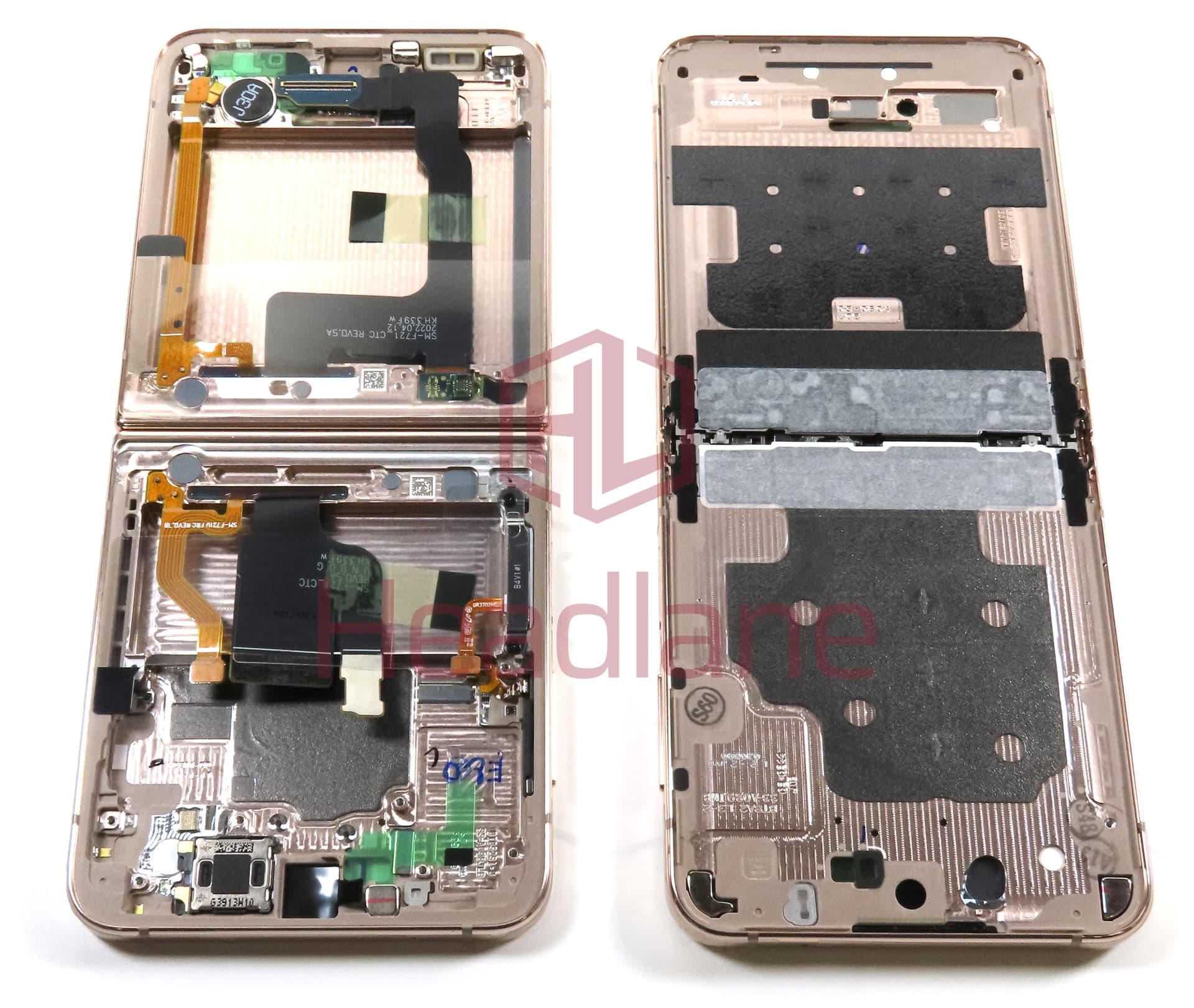 Samsung SM-F721 Galaxy Z Flip4 5G Display Frame - Pink Gold - view 2