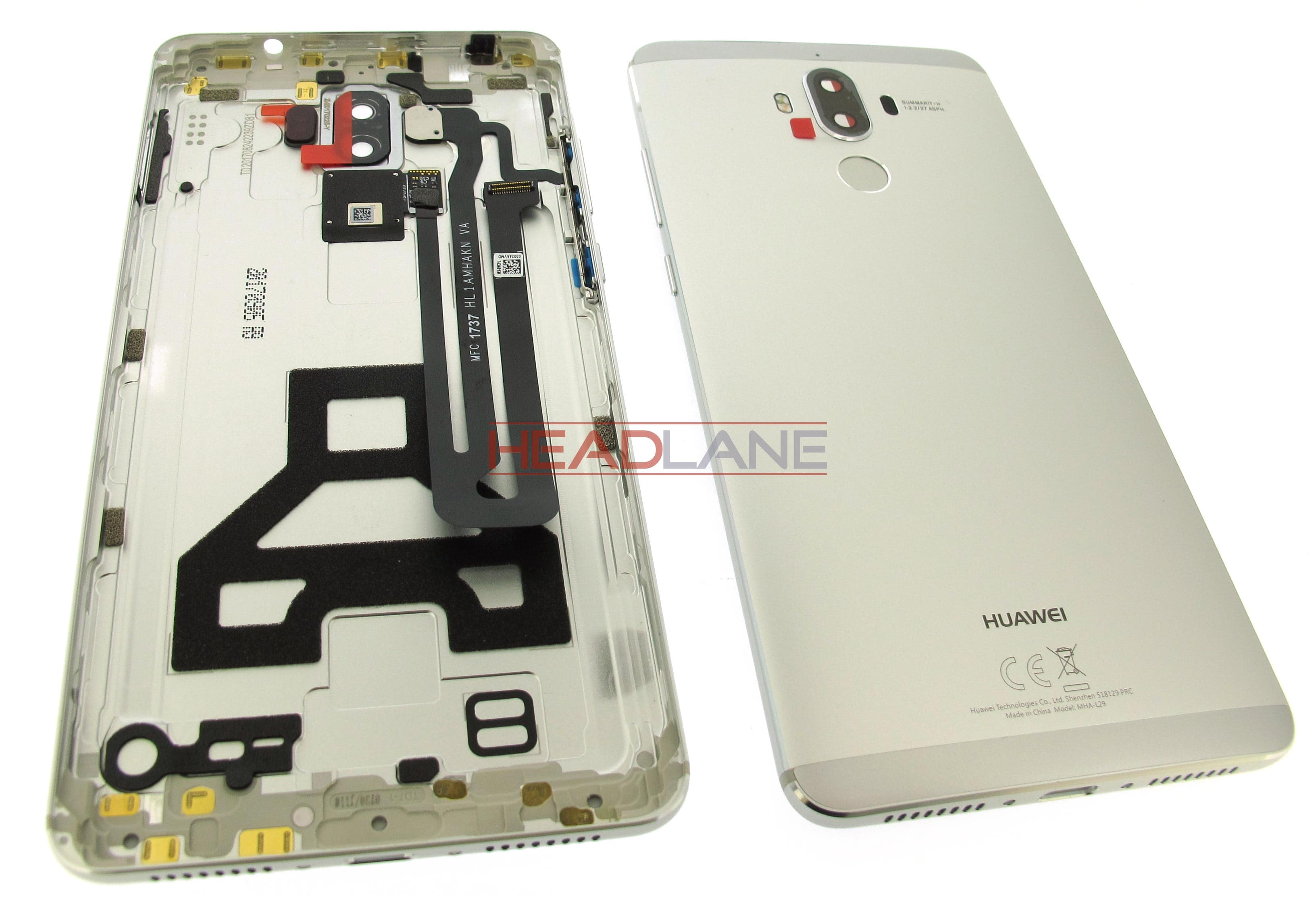 Huawei Mate 9 Battery Cover - Silver - view 2