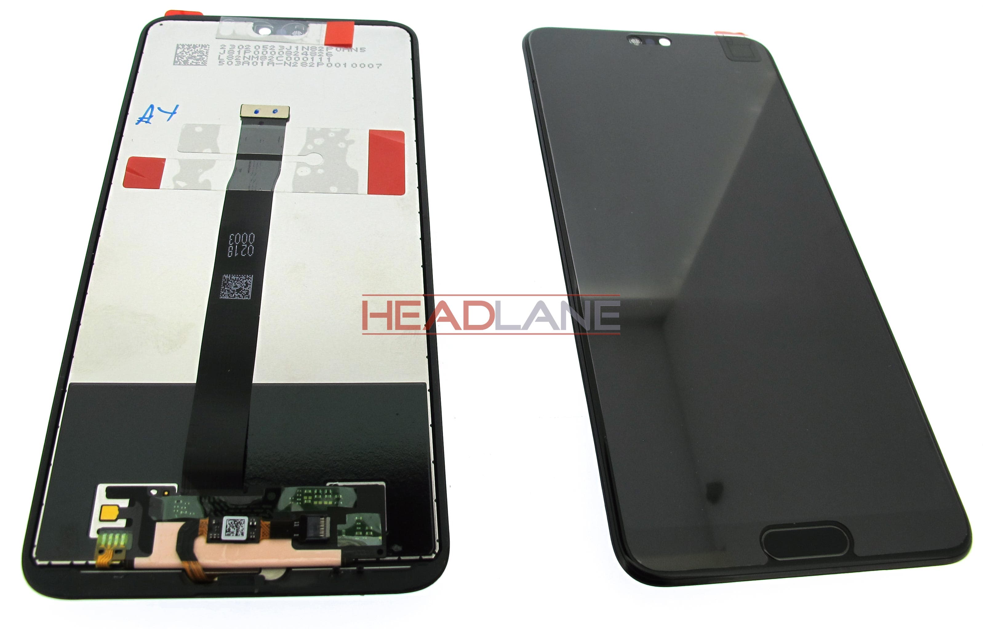 Huawei P20 LCD Display / Screen + Touch - Black - view 2