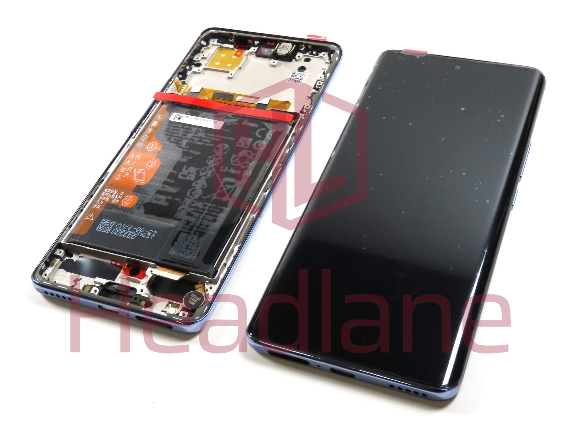 Huawei nova 9 LCD Display / Screen + Touch + Battery - Blue - view 3