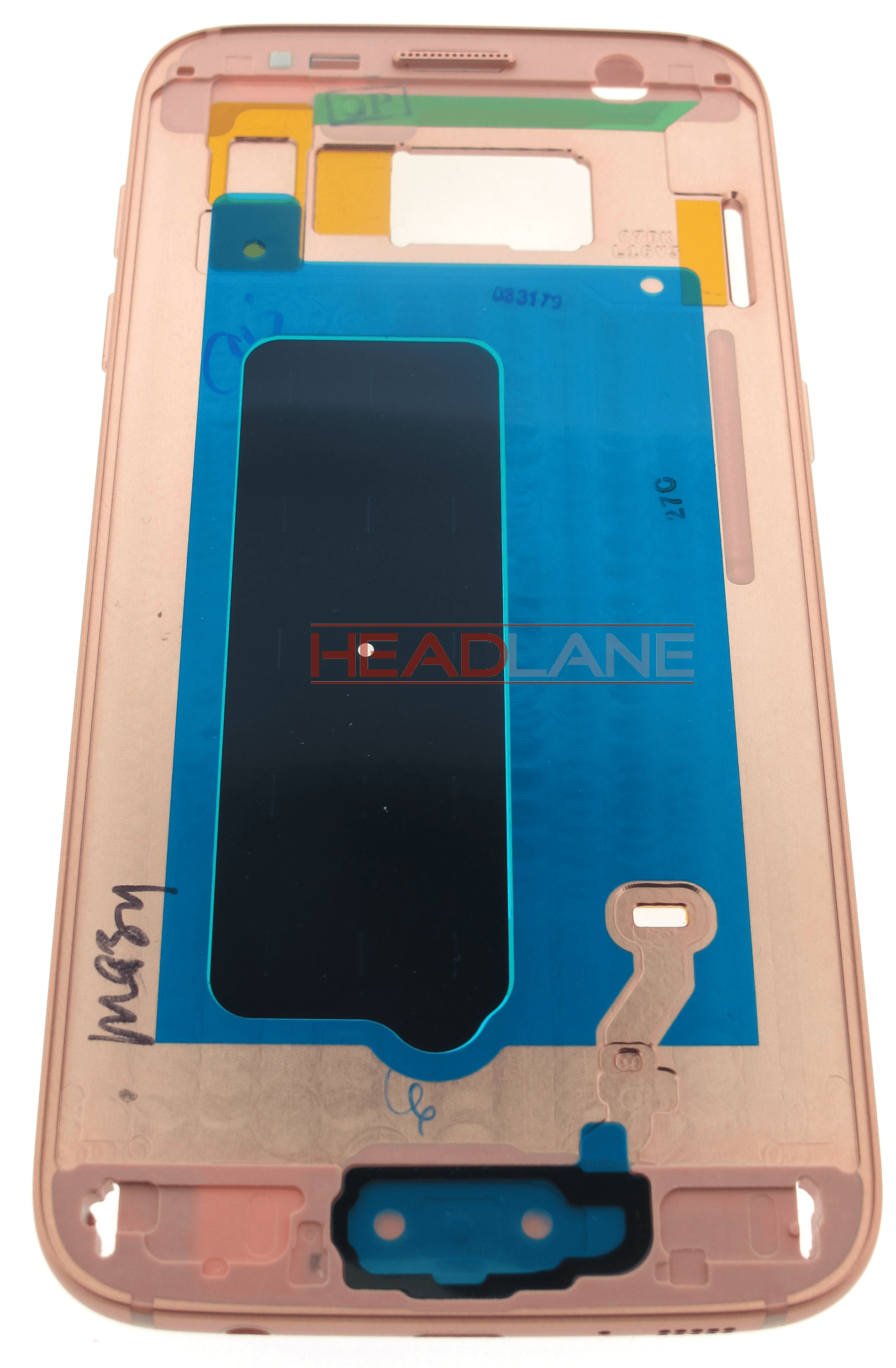 Samsung SM-G930F Galaxy S7 Middle Cover / Chassis - Pink Gold - view 2