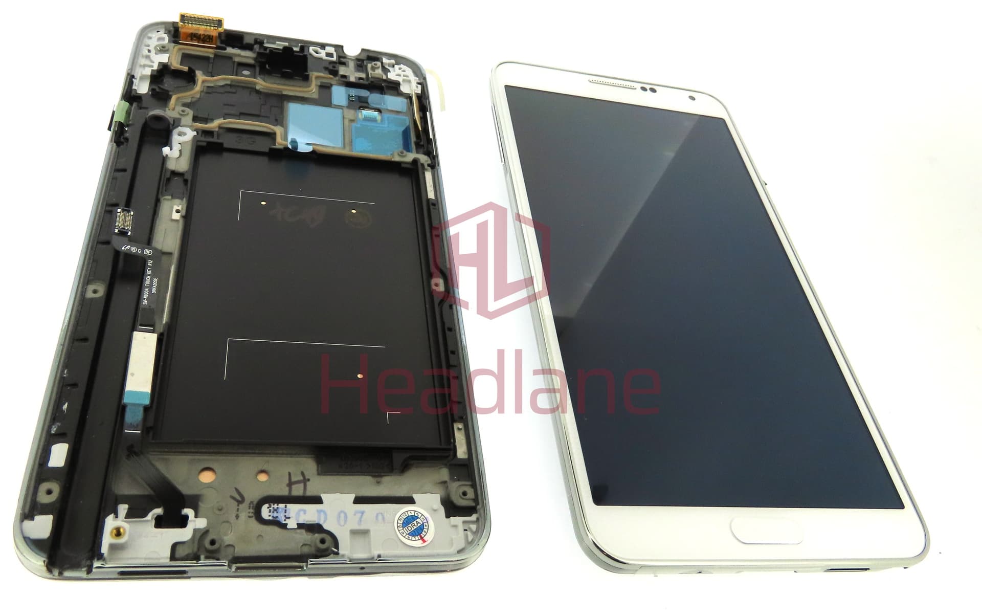 Samsung SM-N900 Galaxy Note 3 LCD Display / Screen + Touch - White - view 2