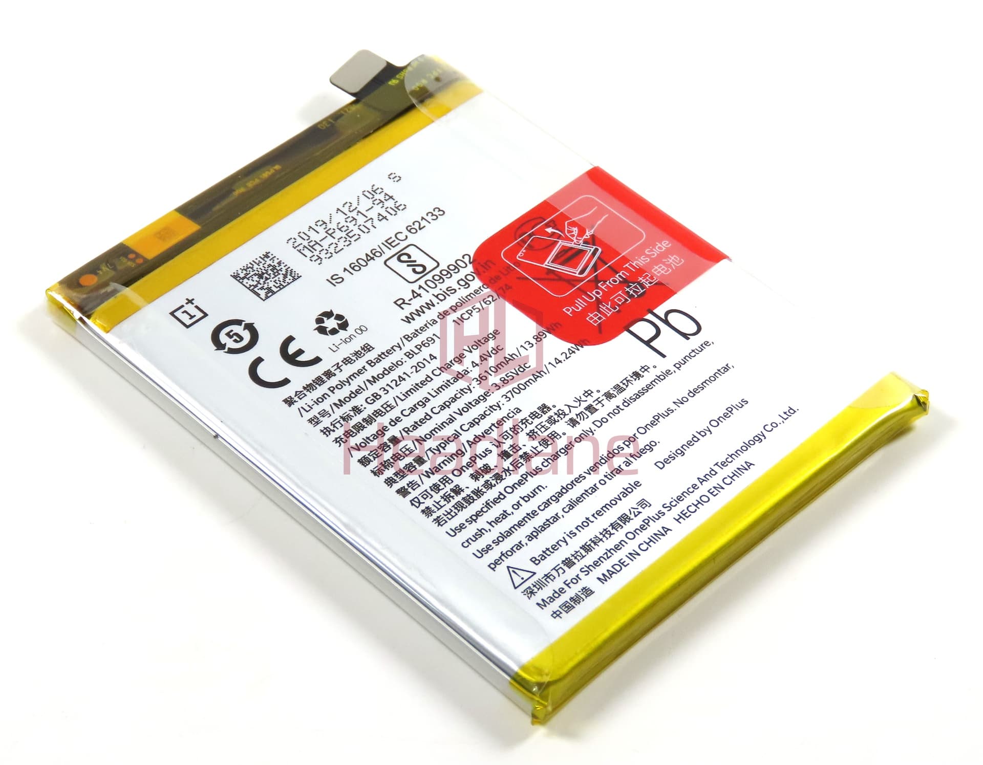 OnePlus 6T BLP691 3700mAh Internal Battery - view 2