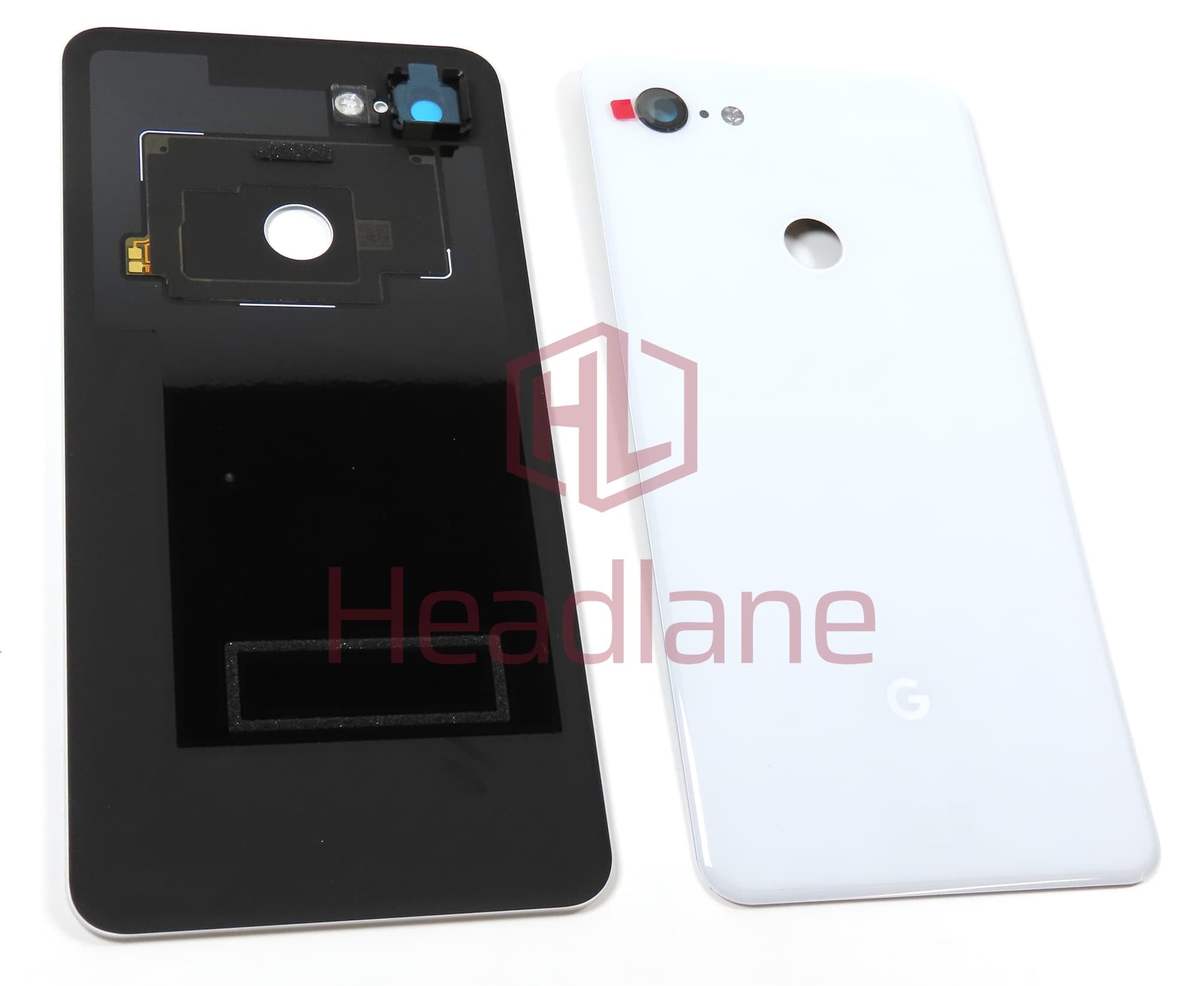 Google Pixel 3 XL Back / Battery Cover - Clearly White - view 2