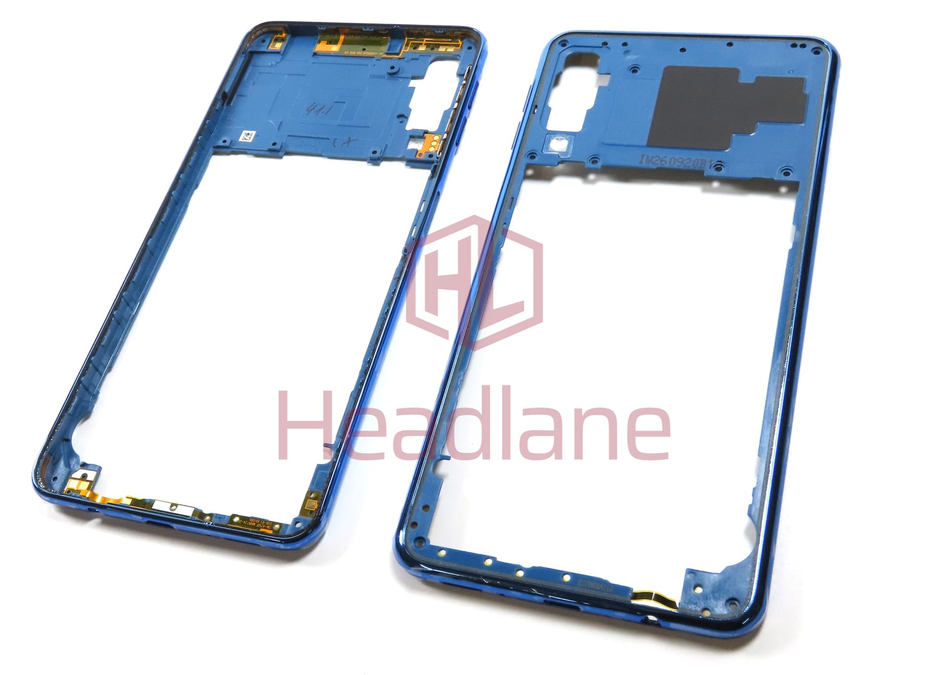 Samsung SM-A750 Galaxy A7 (2018) Middle Cover / Chassis - Blue - view 2