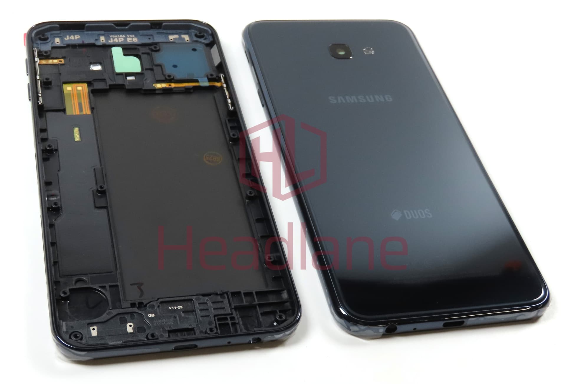 Samsung SM-J415 Galaxy J4+ (2018) Battery / Back Cover - Black (Duos) - view 2