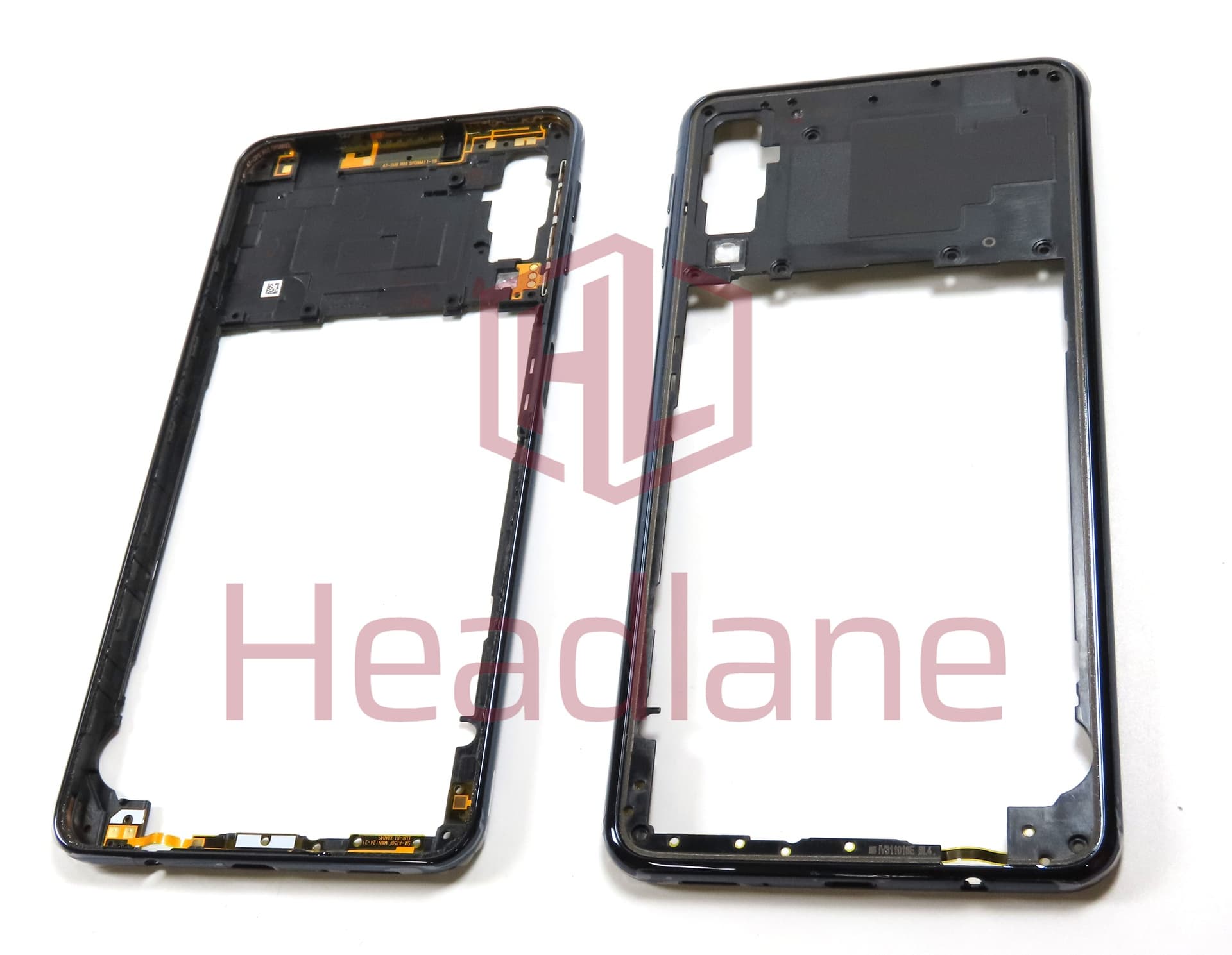 Samsung SM-A750 Galaxy A7 (2018) Middle Cover / Chassis - Black - view 2