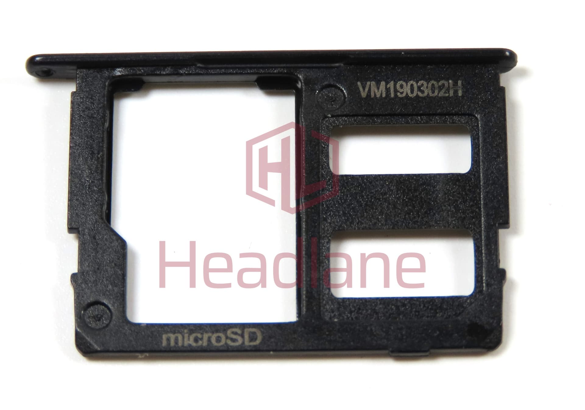 Samsung SM-J330 Galaxy J3 (2017) SIM Card Tray (Dual SIM) - Black - view 2