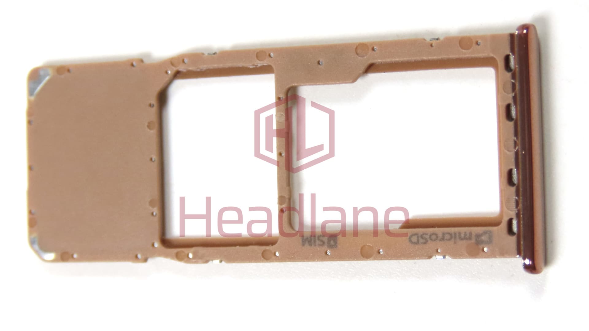 Samsung SM-A750 Galaxy A7 (2018) SIM Card Tray - Gold (Single) - view 2