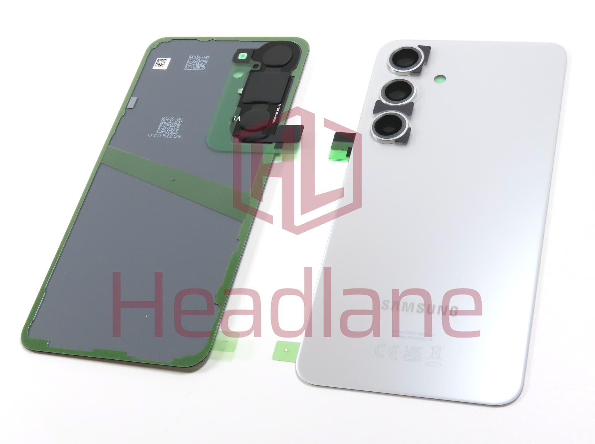 Samsung SM-S921 Galaxy S24 Back / Battery Cover - Marble Grey - view 2