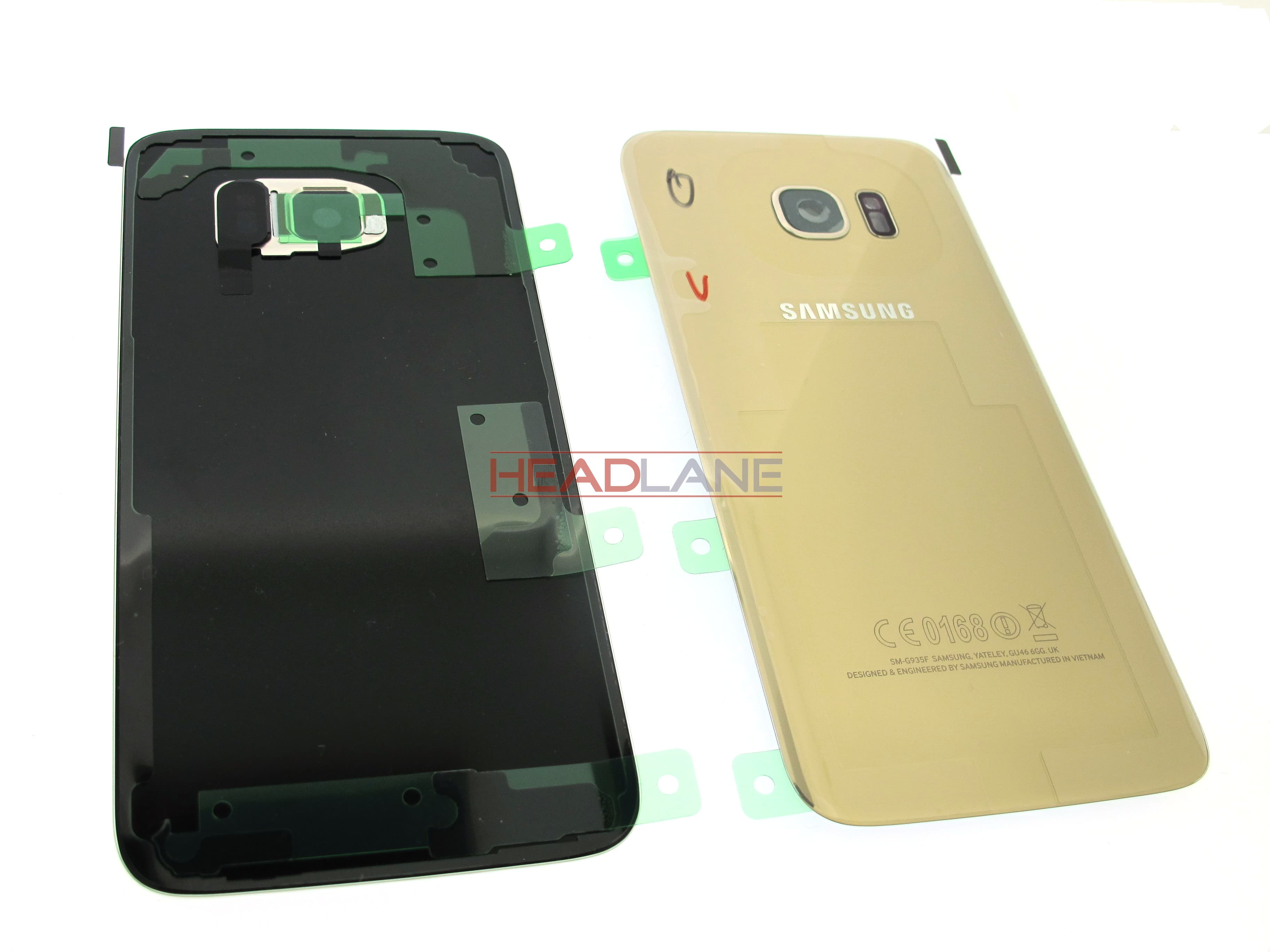 Samsung SM-G935F Galaxy S7 Edge Battery Cover - Gold 2