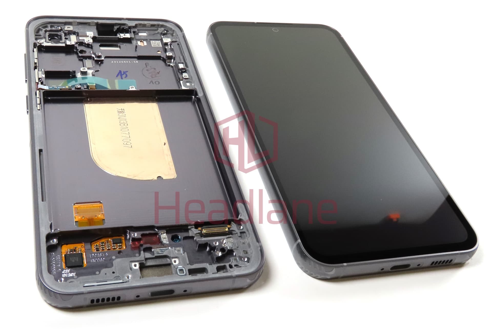 Samsung SM-S711 Galaxy S23 FE LCD Display / Screen + Touch - Graphite - view 2