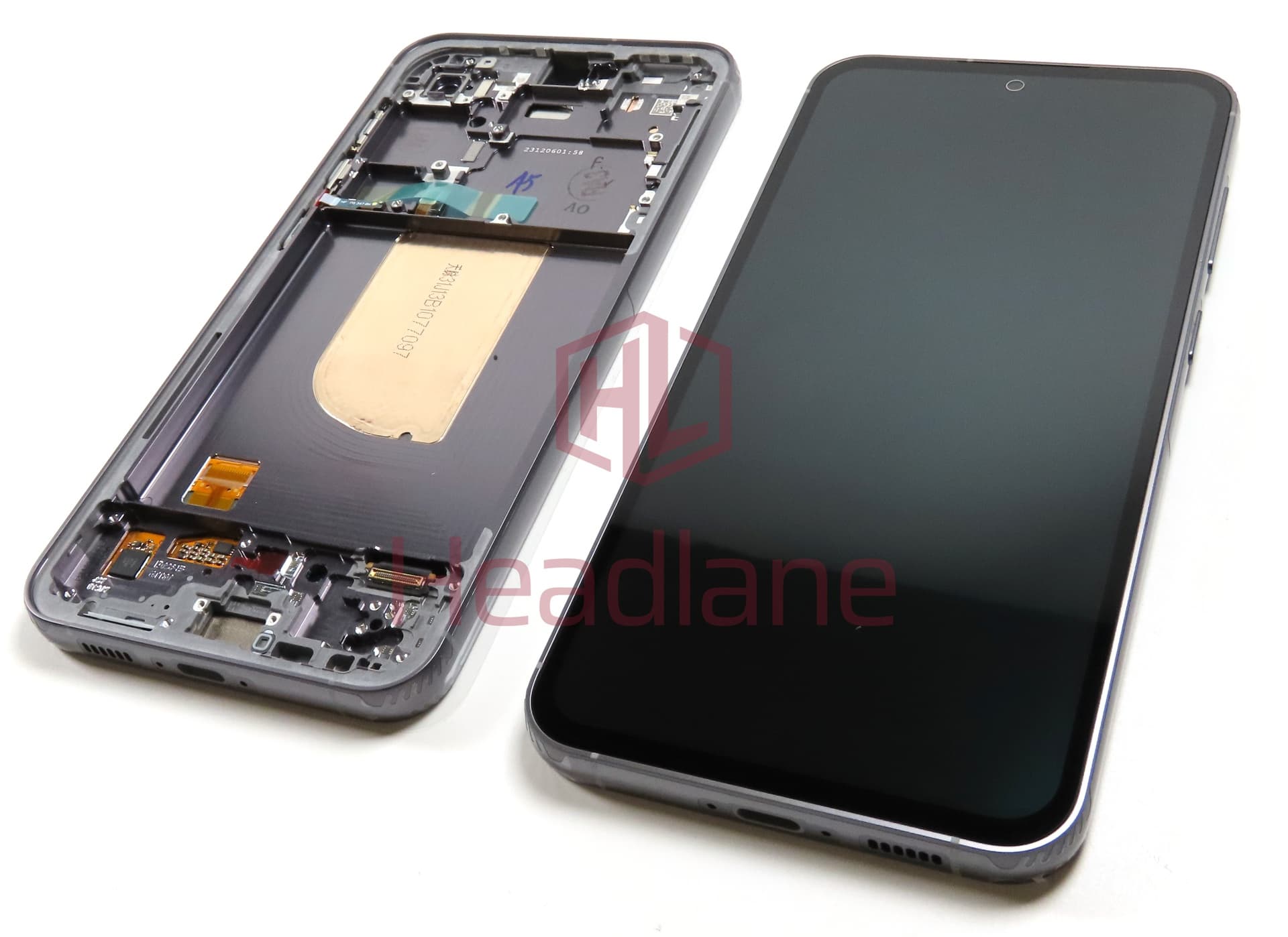 Samsung SM-S711 Galaxy S23 FE LCD Display / Screen + Touch - Graphite - view 3