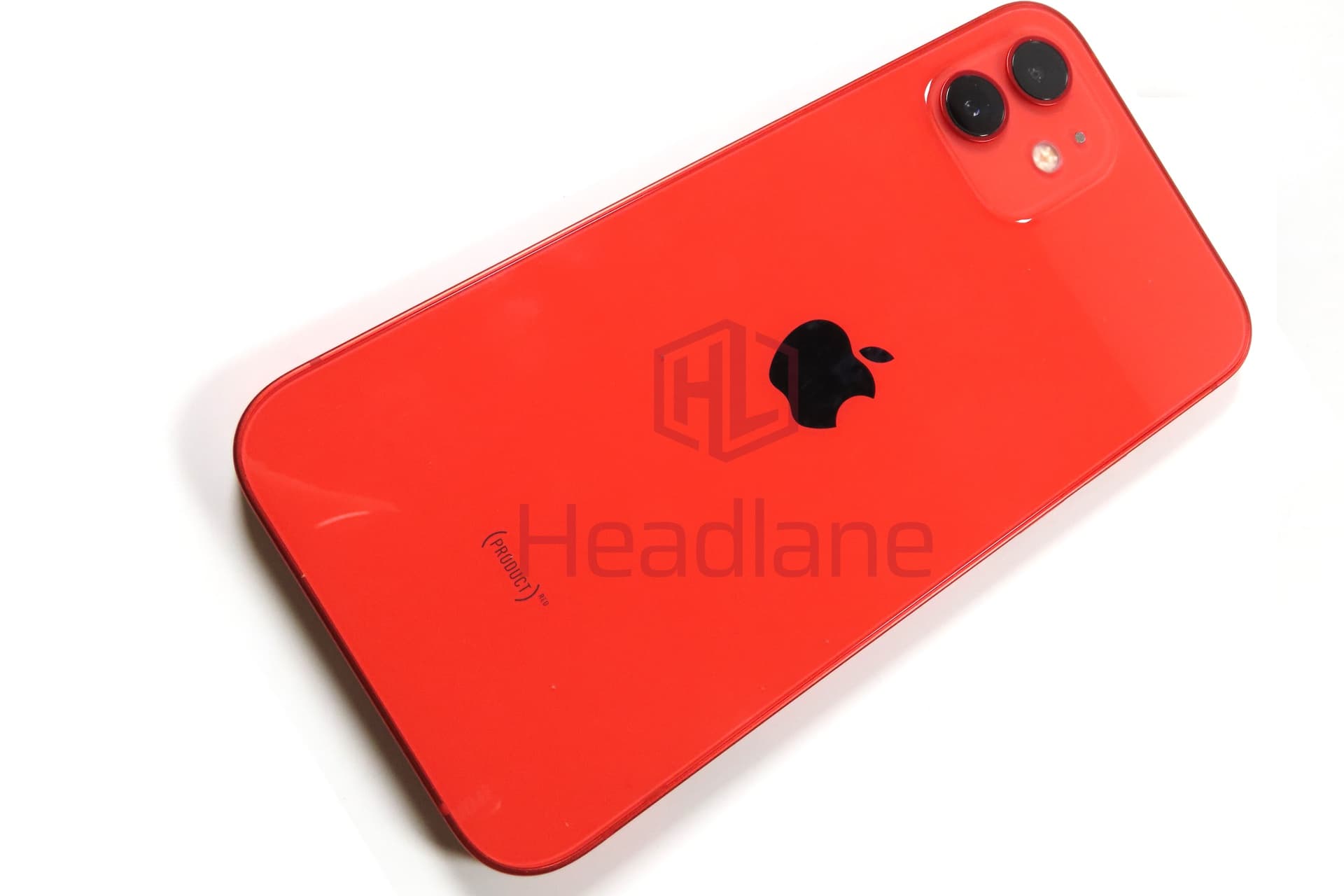 iPhone 12 Back / Battery Cover + Small Parts - Red (Pulled - Grade A) - view 2