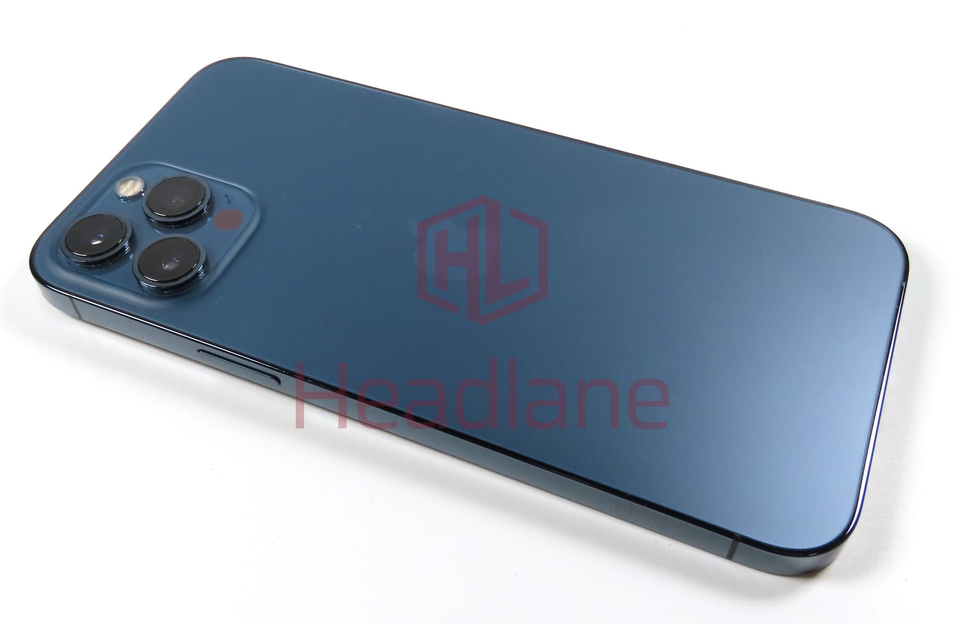 iPhone 12 Pro Max Back / Battery Cover + Small Parts - Blue (Pulled - Grade A) - view 2