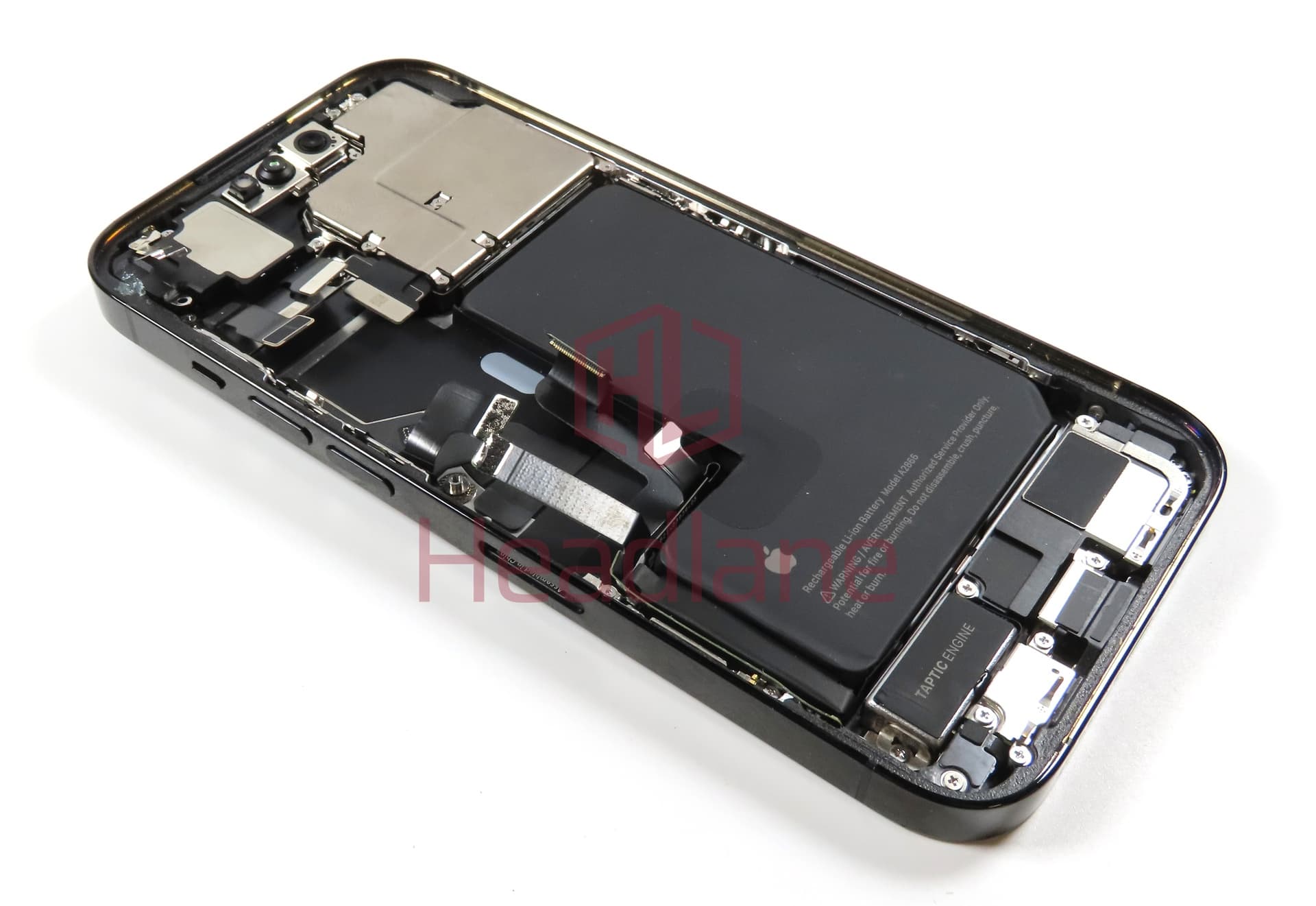 iPhone 14 Pro Back / Battery Cover + Small Parts - Black (Pulled - Grade A) 4