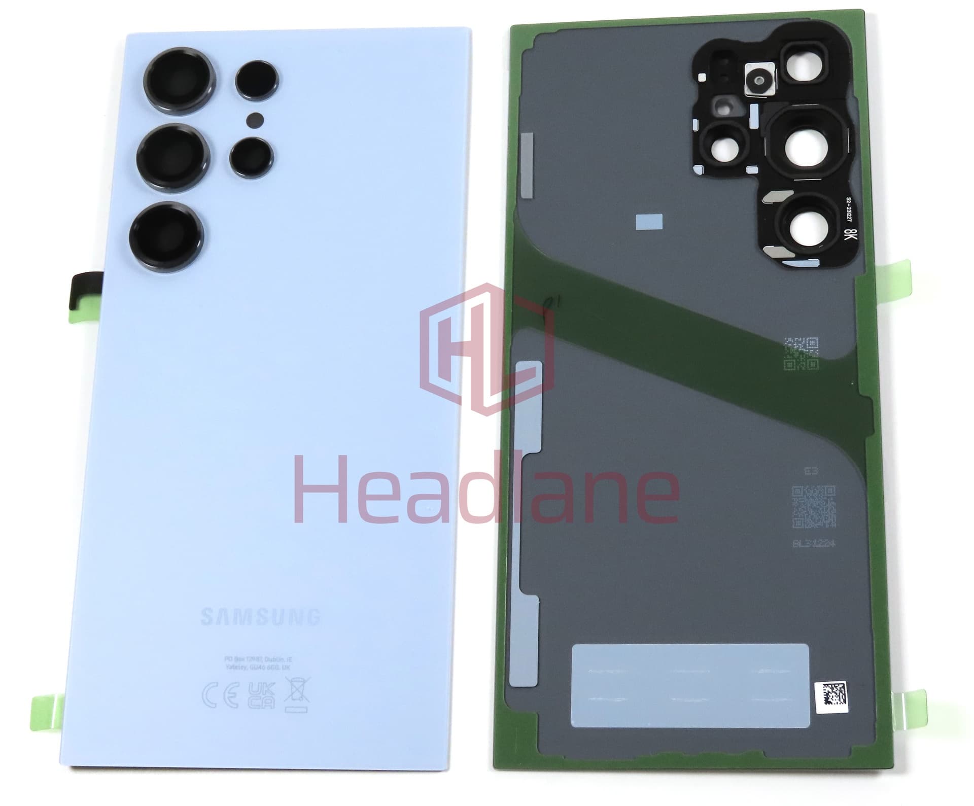 Samsung SM-S928 Galaxy S24 Ultra Back / Battery Cover - Titanium Blue - view 2