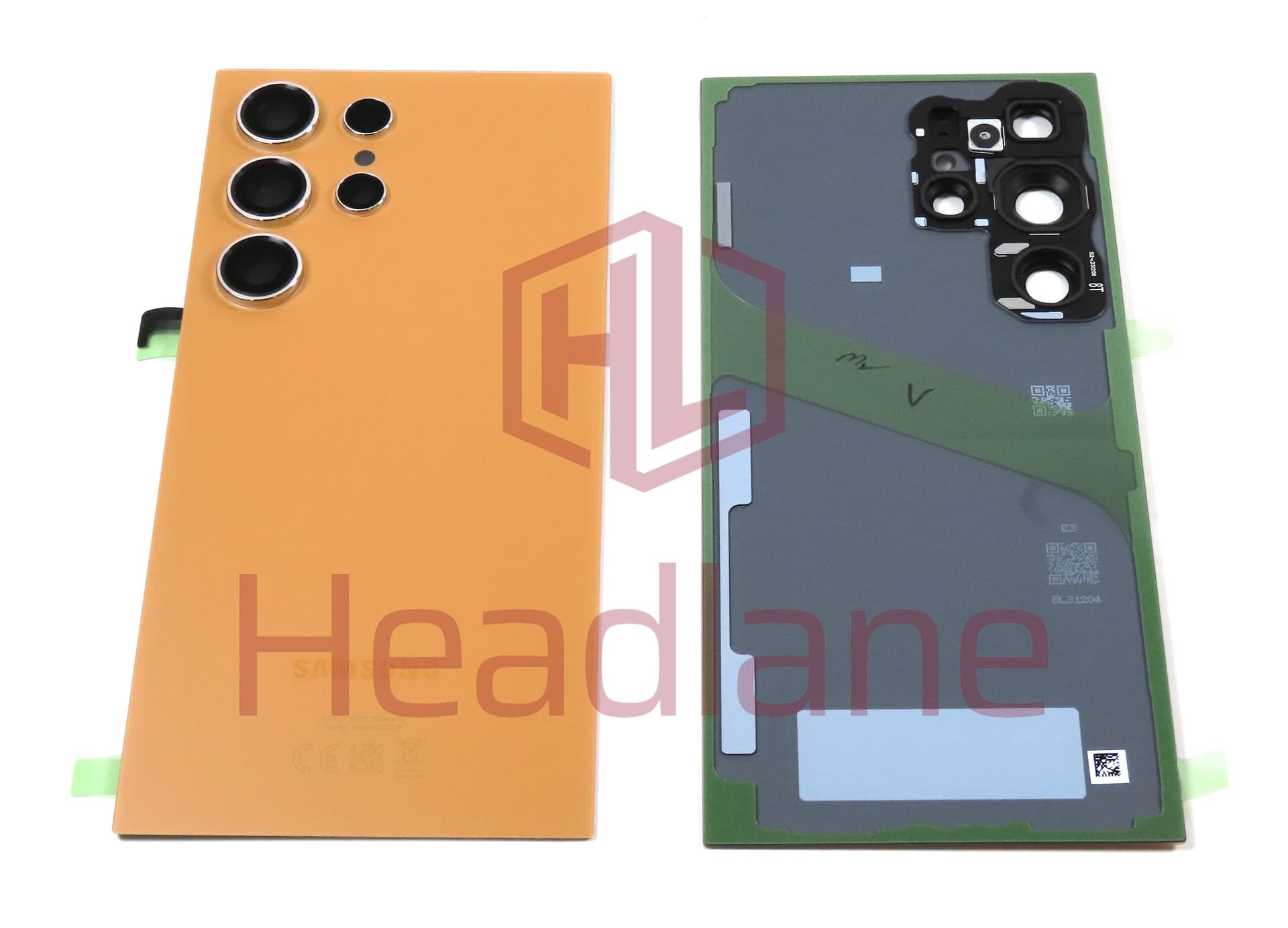 Samsung SM-S928 Galaxy S24 Ultra Back / Battery Cover - Titanium Orange - view 2