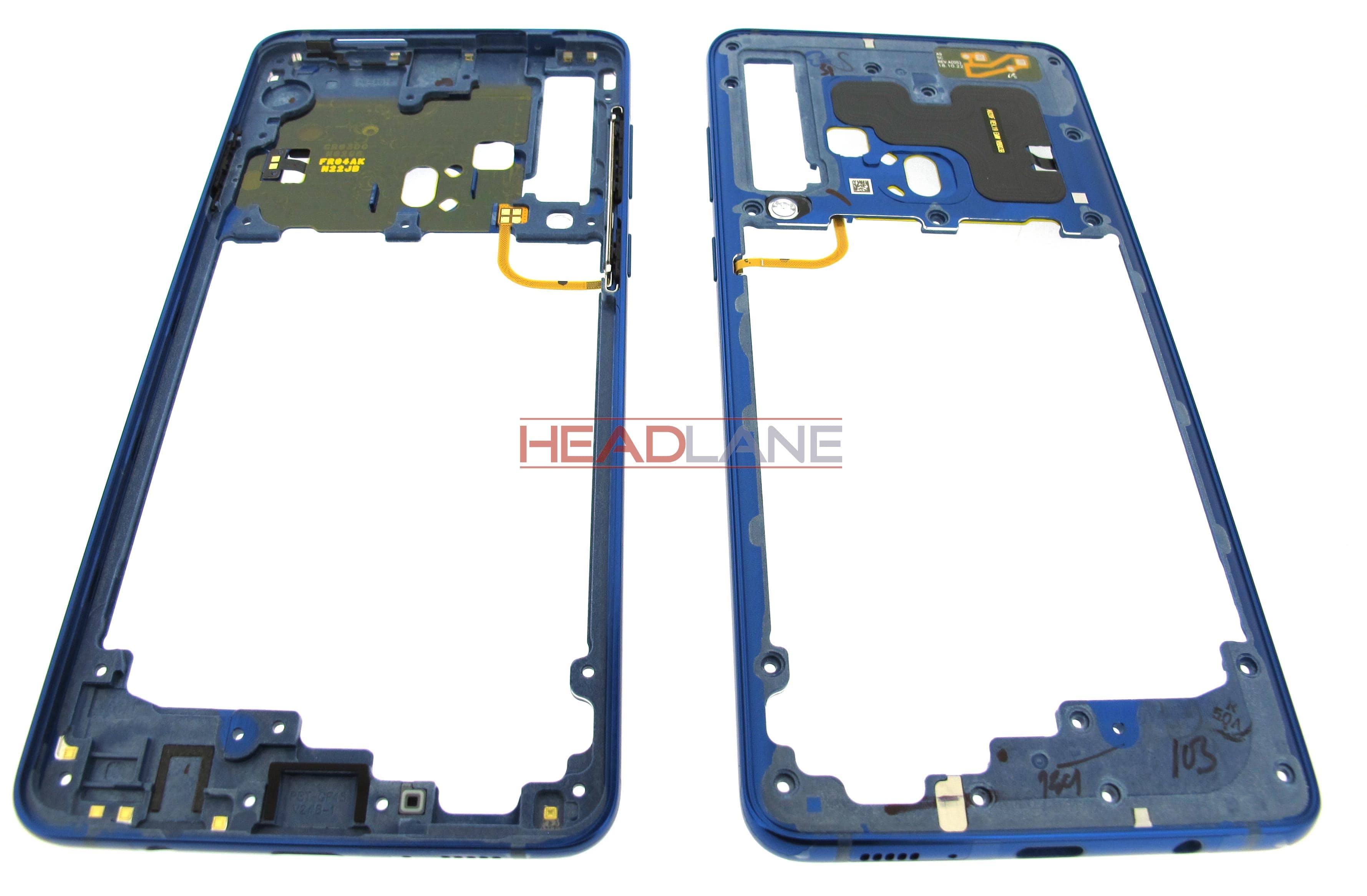 Samsung SM-A920 Galaxy A9 (2018) Middle Cover / Chassis - Blue - view 2