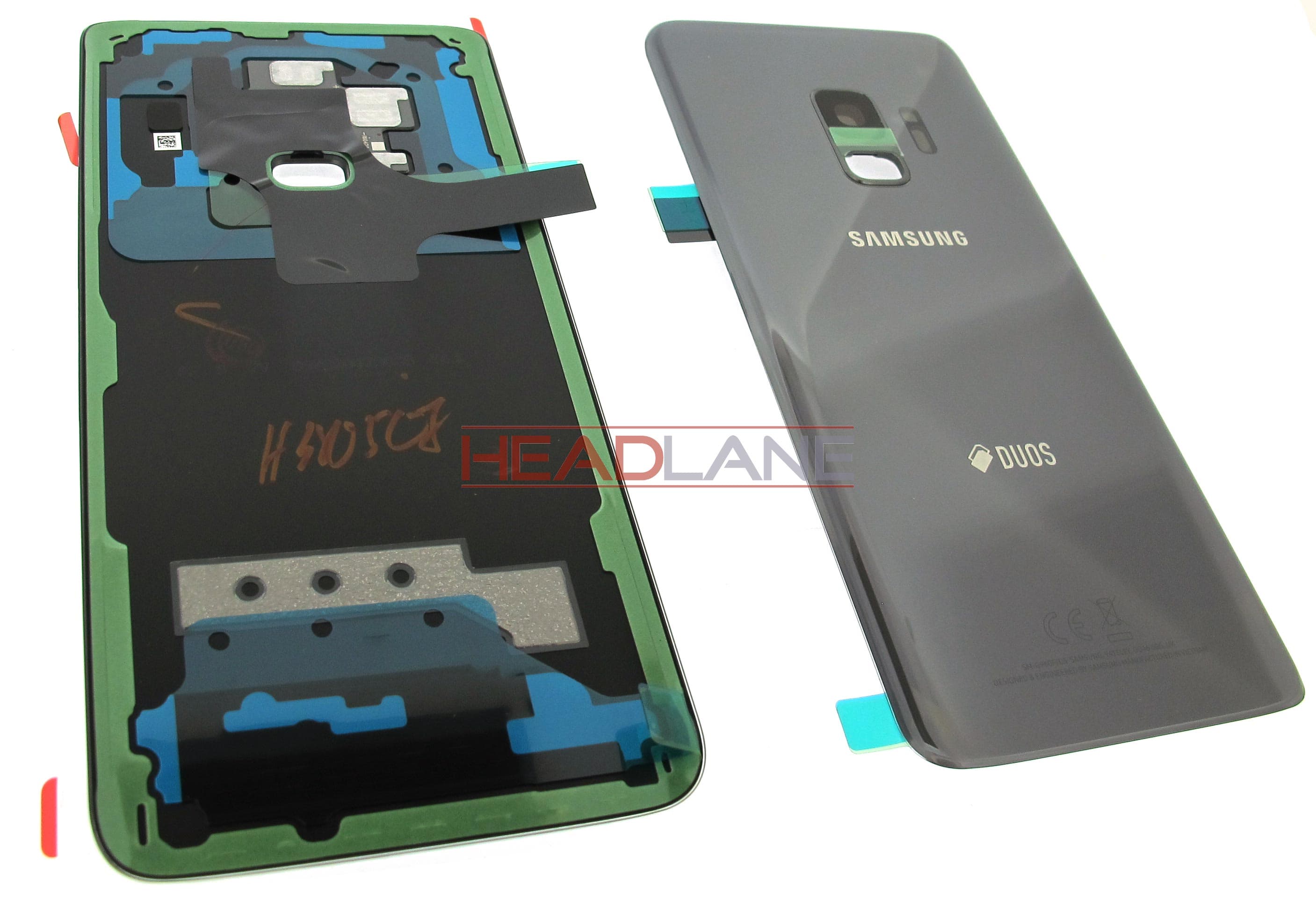 Samsung SM-G960F Galaxy S9 Hybrid SIM Battery Cover - Grey - view 2