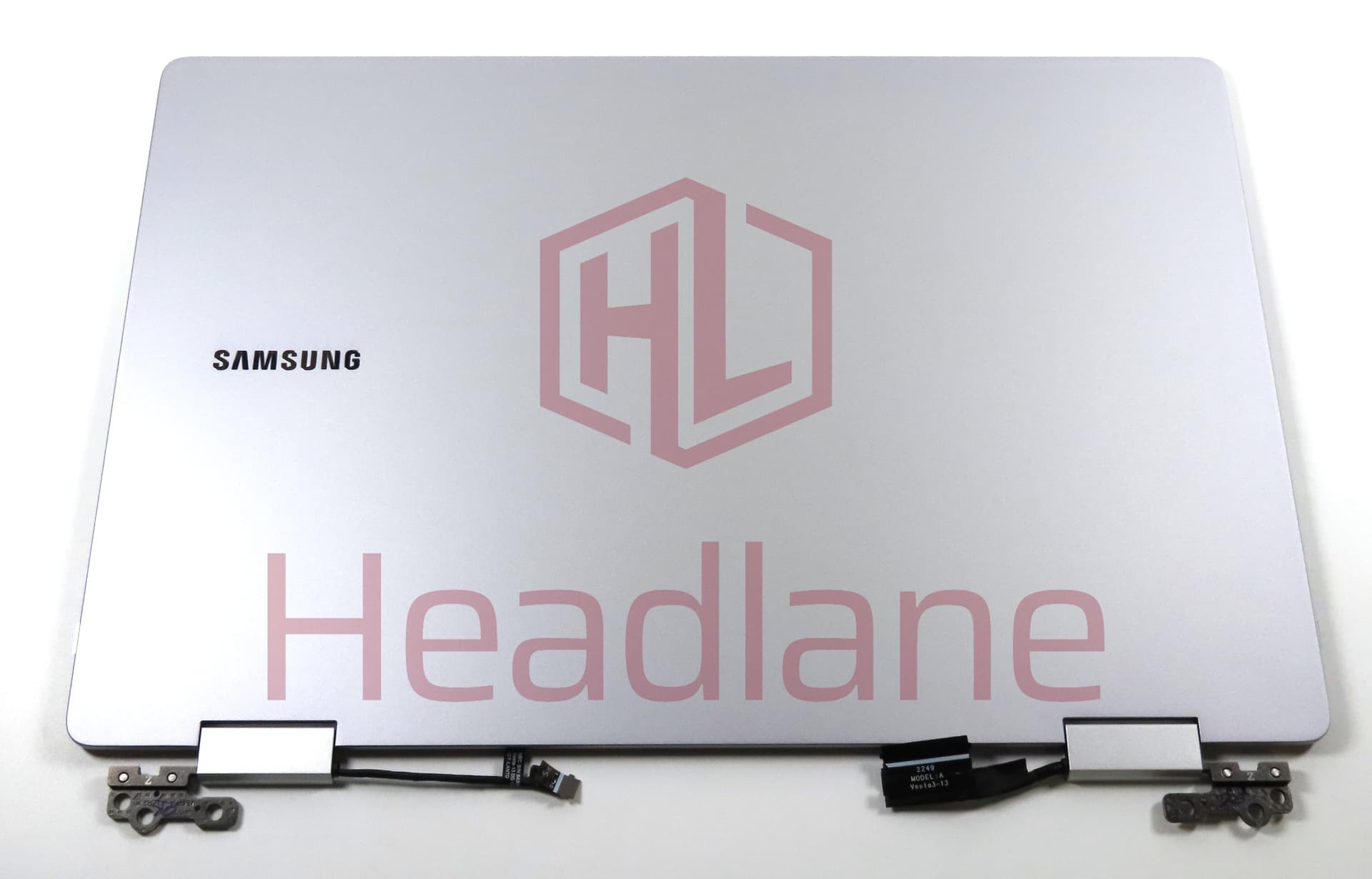 Samsung NP730QFG Galaxy Book3 360 OLED Display / Screen Assembly + Lid + Hinge - Silver - view 4