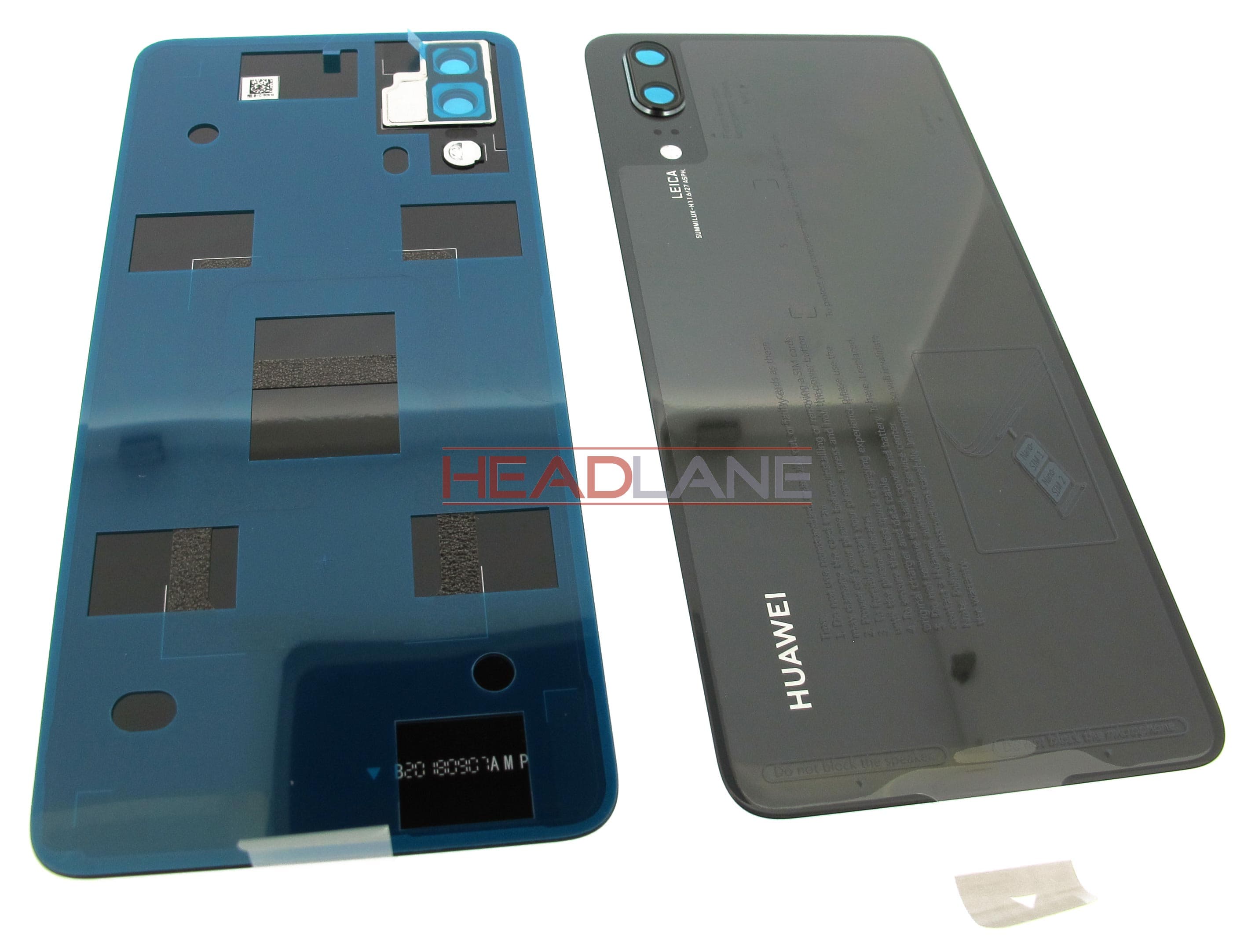 Huawei P20 Back / Battery Cover - Black - view 2