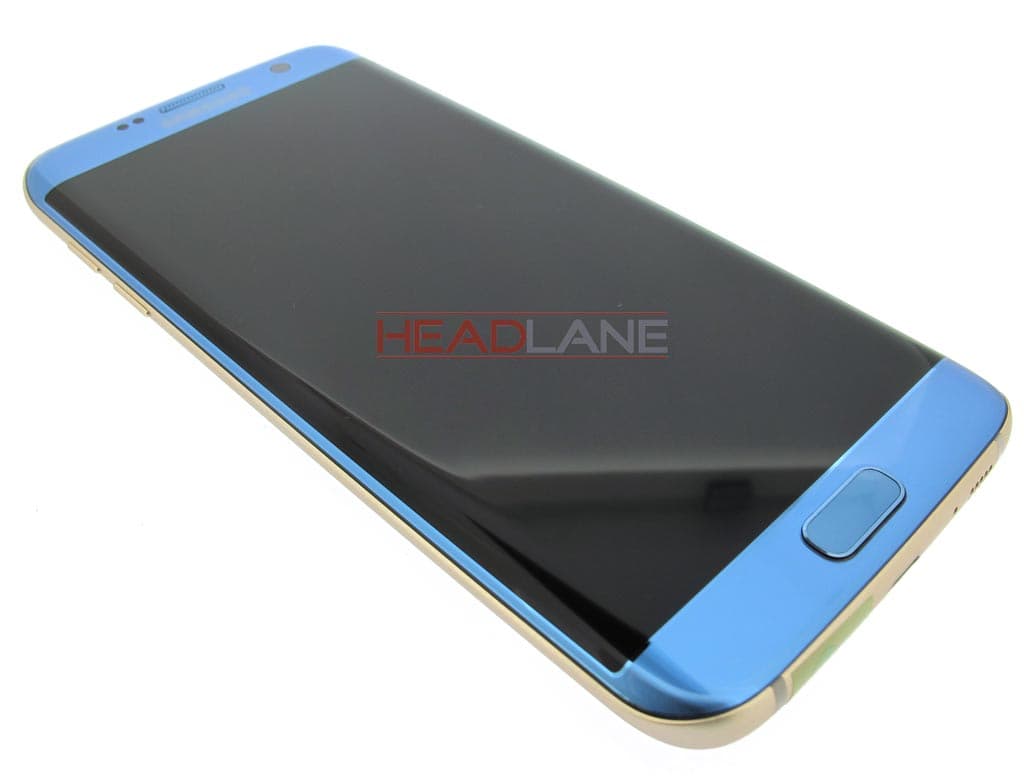 Samsung SM-G935F Galaxy S7 Edge LCD Display / Screen + Touch - Coral Blue - view 3