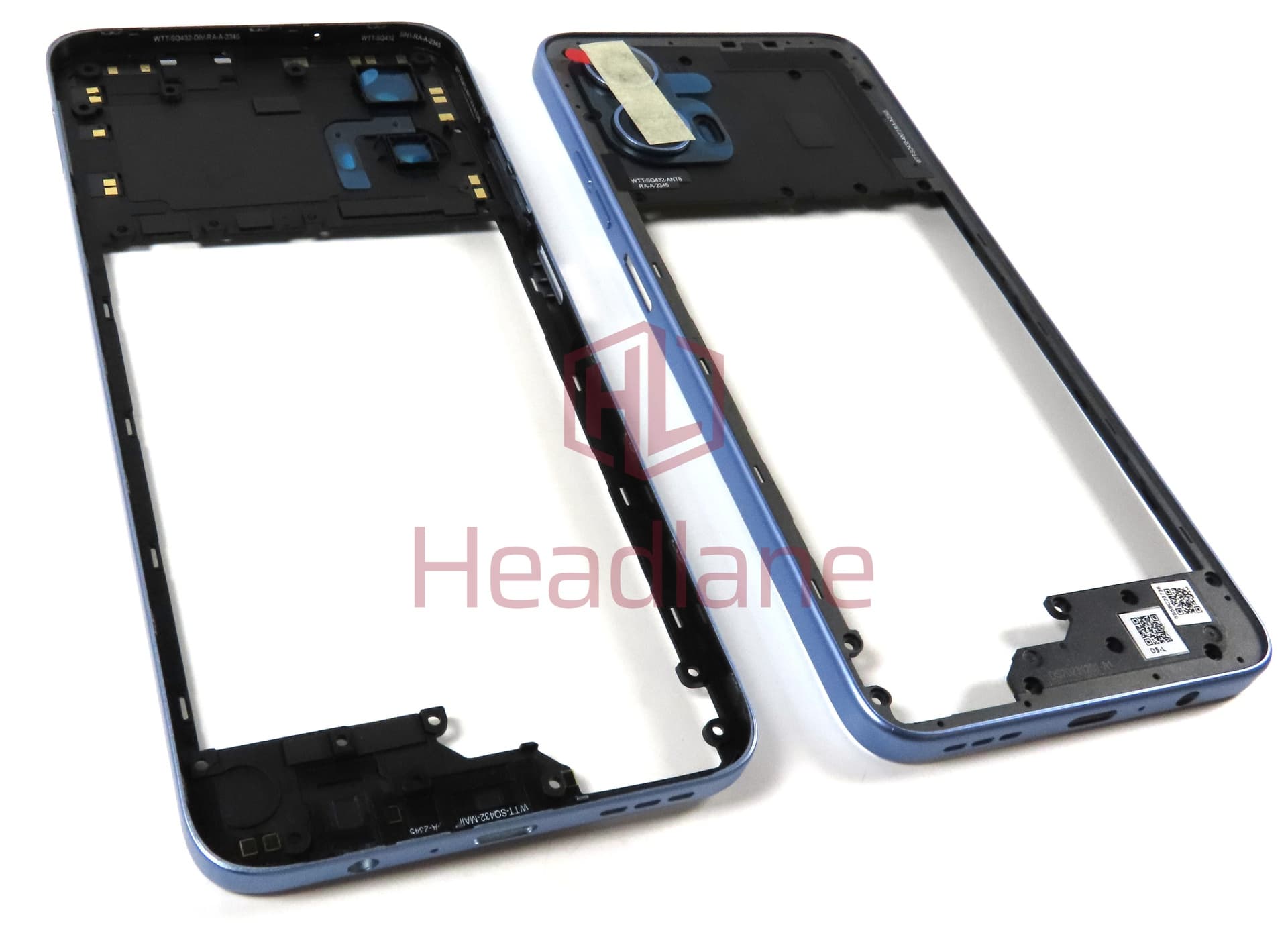 Motorola XT2363 Moto G34 5G Middle Cover / Chassis / Frame - Blue - view 3