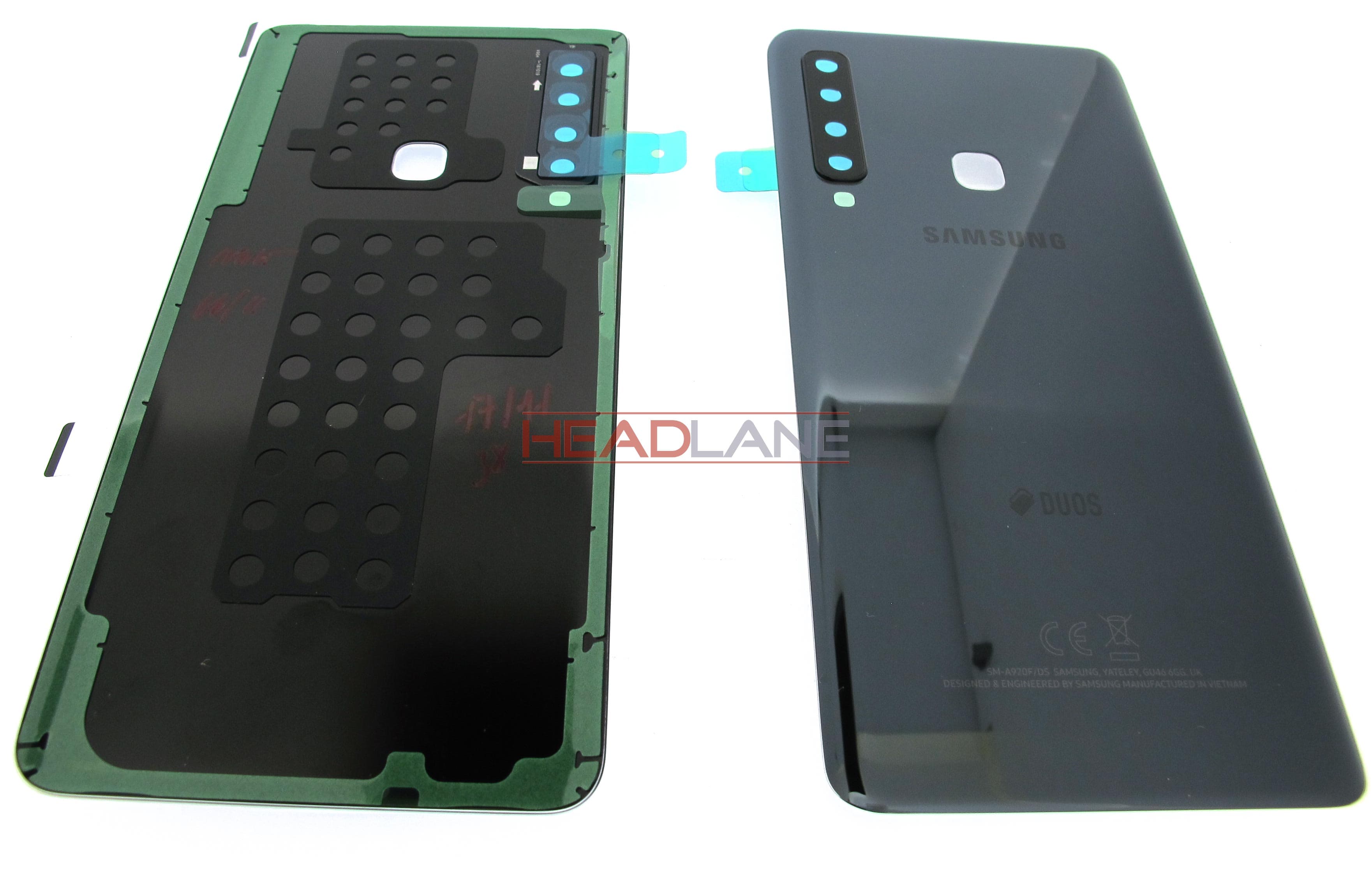 Samsung SM-A920 Galaxy A9 (2018) DUOS Back / Battery Cover - Black - view 2
