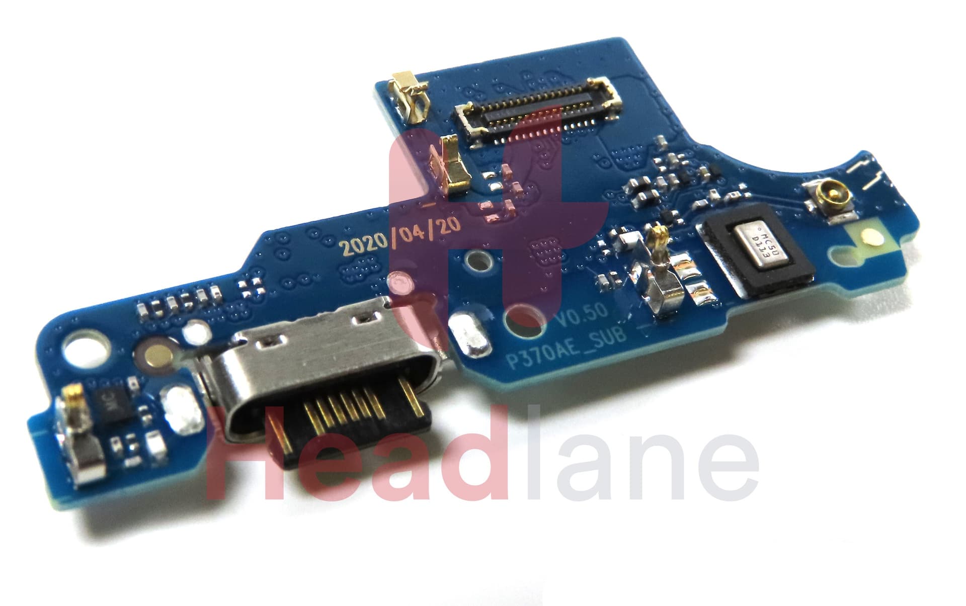 Motorola XT2083-3 Moto G9 Play Charging Port Flex - view 2