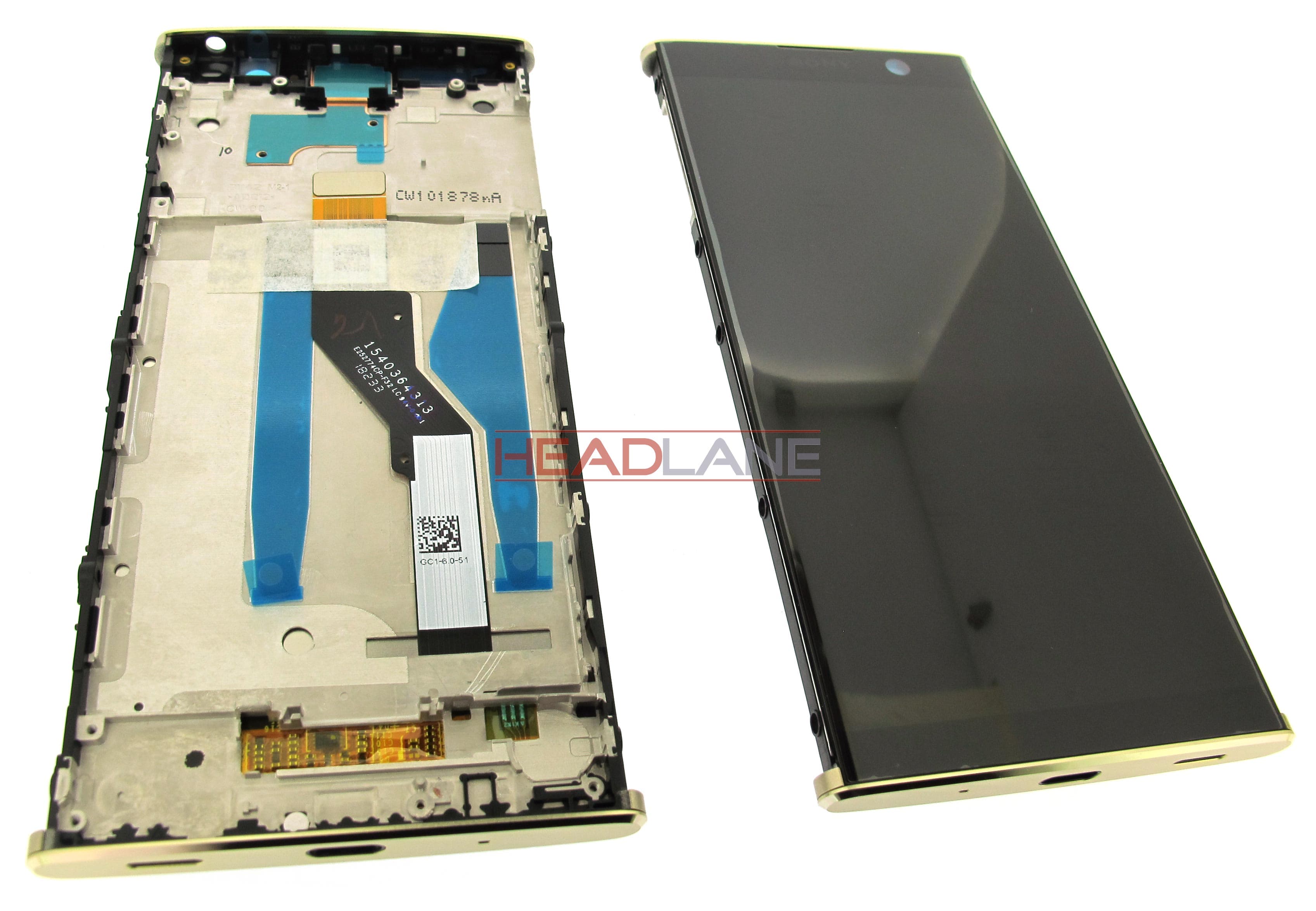 Sony H3413 H4493 Xperia XA2 Plus LCD Display / Screen + Touch / Digitizer - Gold - view 2