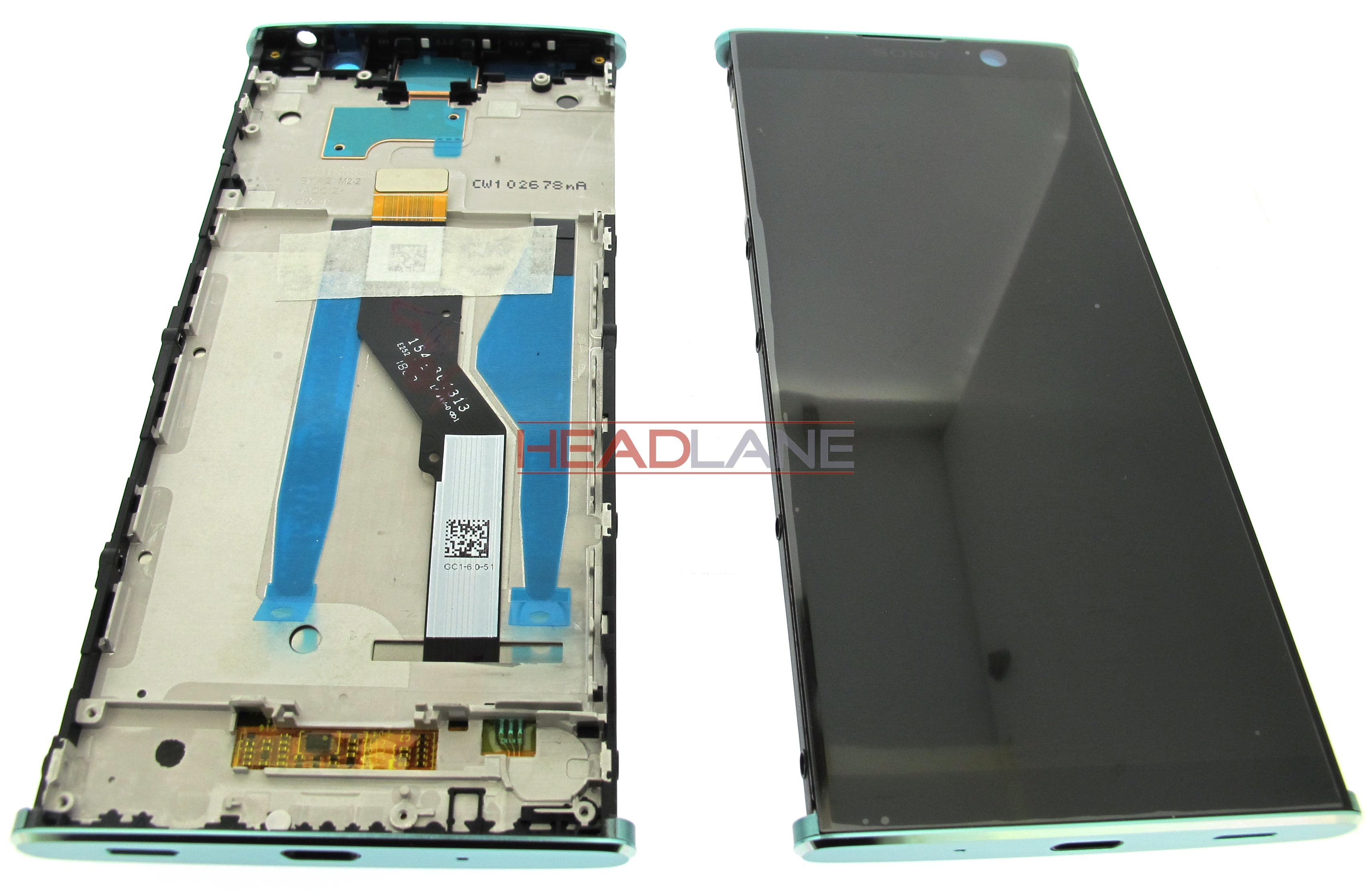 Sony H3413 H4493 Xperia XA2 Plus LCD Display / Screen + Touch / Digitizer - Green - view 2