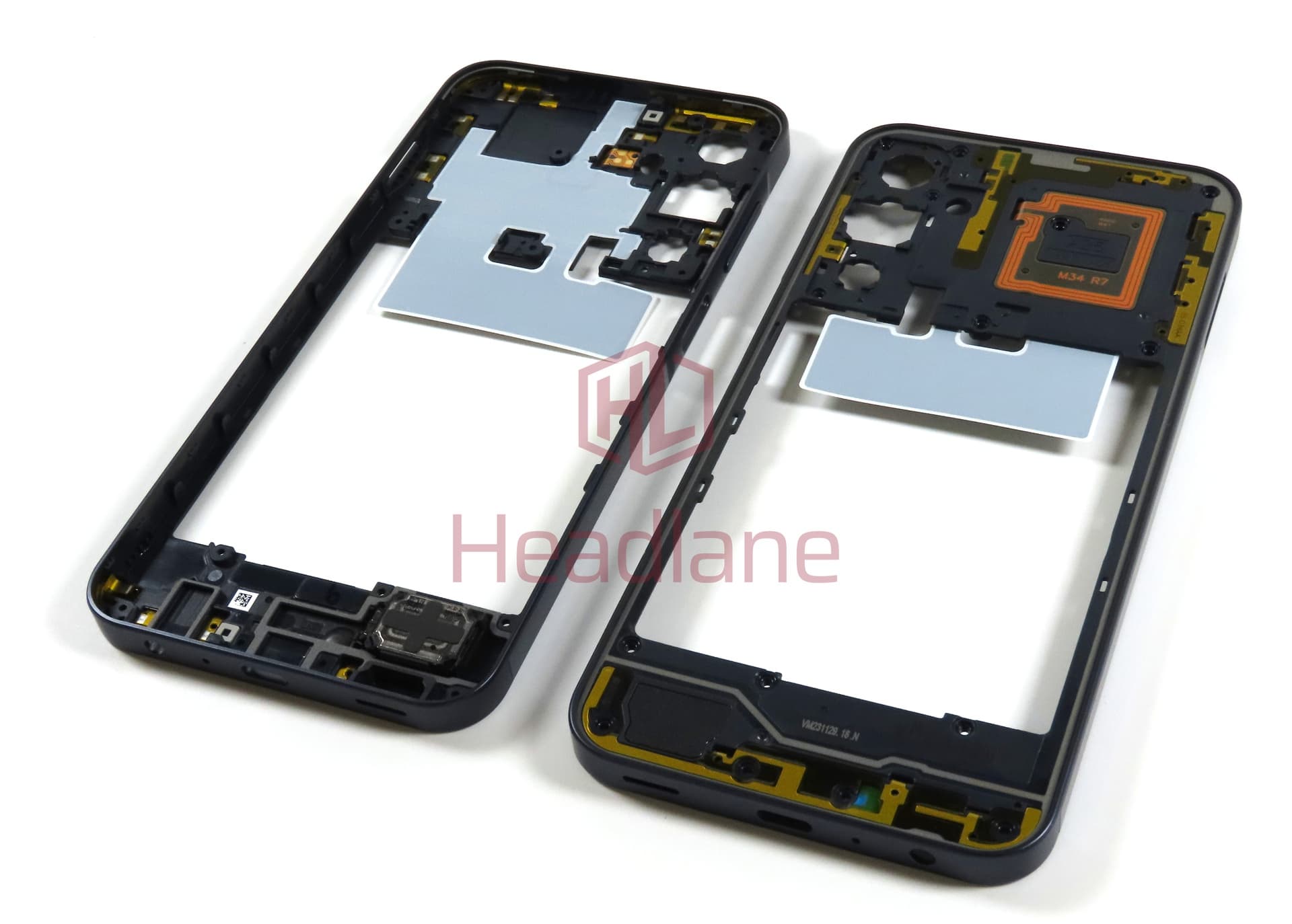 Samsung SM-A256 Galaxy A25 5G Middle Cover / Chassis - Black - view 2