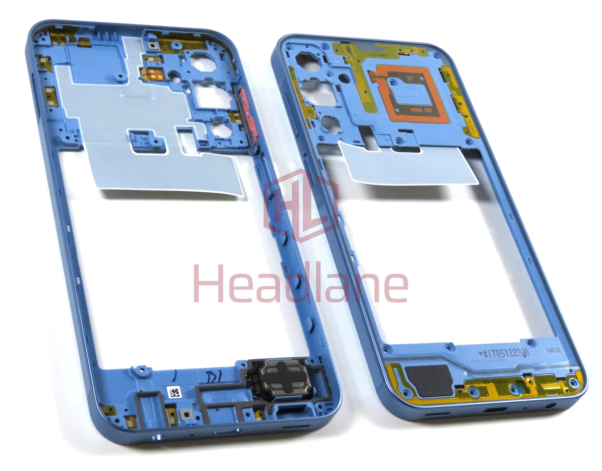 Samsung SM-A256 Galaxy A25 5G Middle Cover / Chassis - Blue - view 3