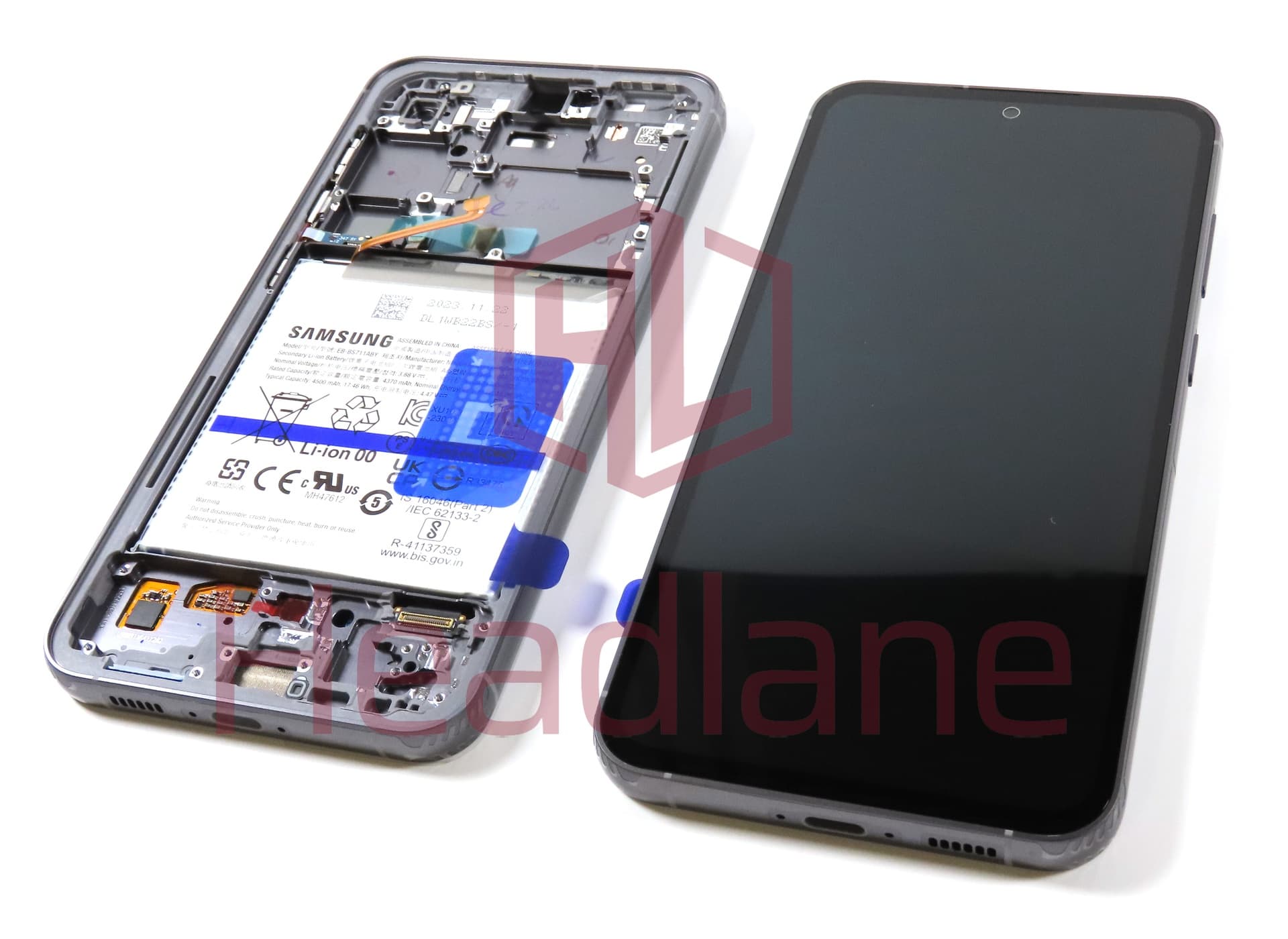 Samsung SM-S711 Galaxy S23 FE LCD Display / Screen + Touch + Battery - Graphite - view 2