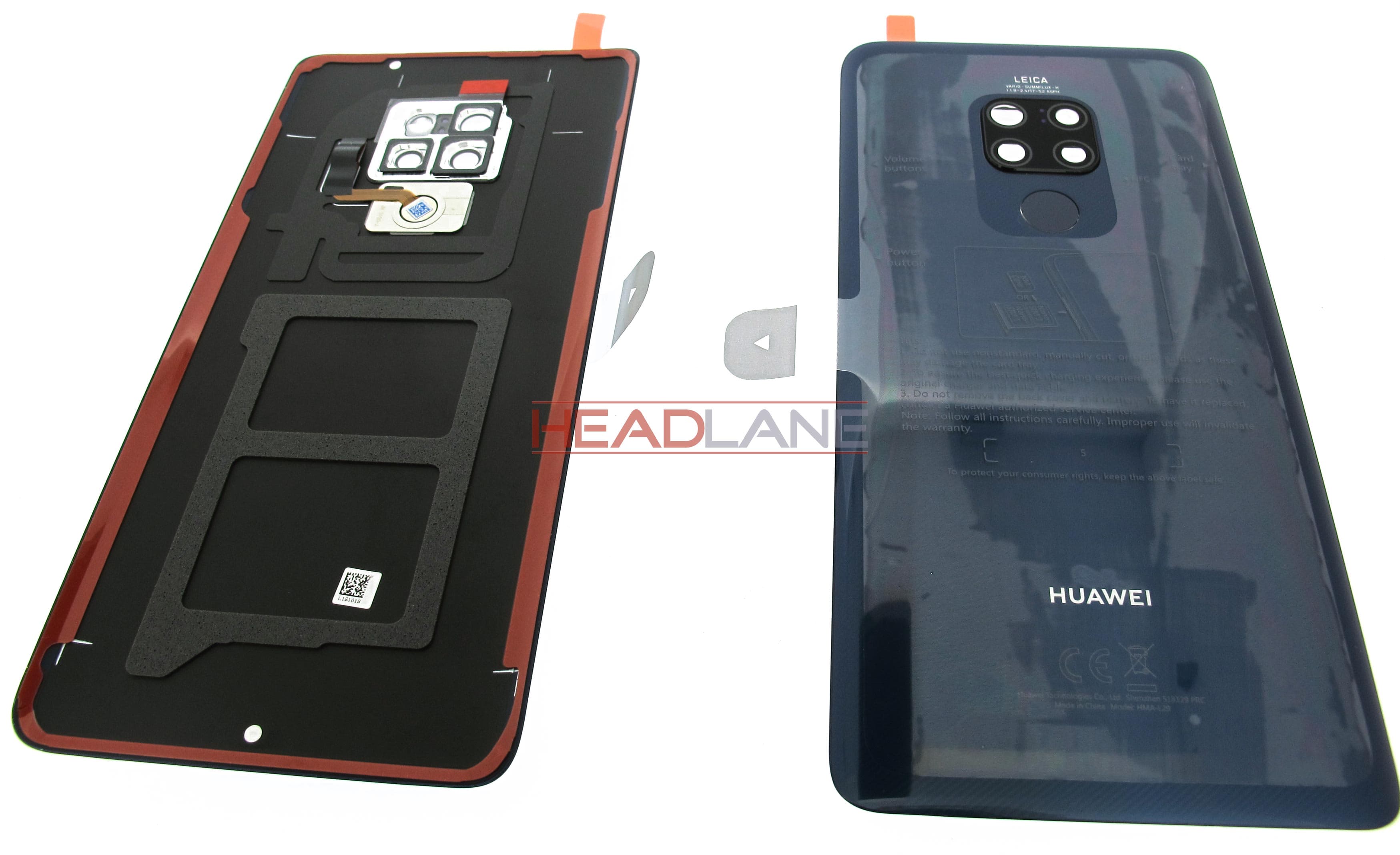 Huawei Mate 20 Back / Battery Cover - Blue - view 2